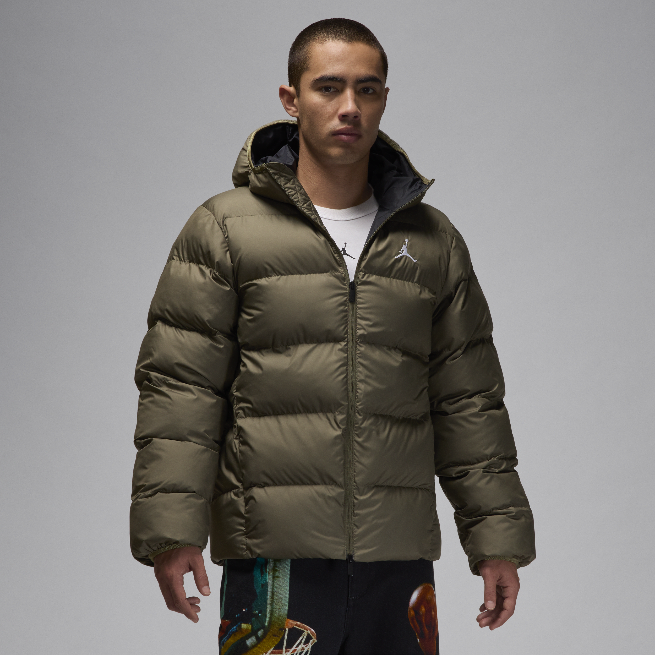【ナイキ(NIKE)公式ストア】ジョーダン ブルックリン メンズ パファー ジャケット FV7317-222 グリーン 【ナイキ(NIKE)公式ストア】ジョーダン ブルックリン メンズ パファー ジャケット FV7317-222 グリーン