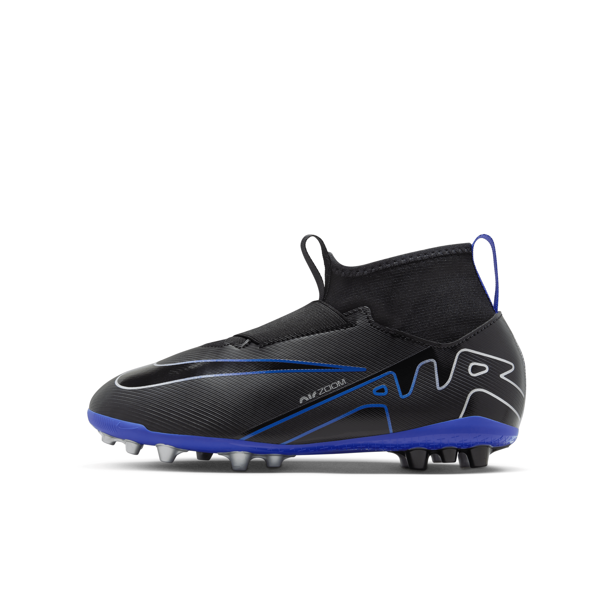 Scarpa da calcio a taglio alto per erba artificiale Nike Jr. Mercurial Superfly 9 Academy – Bambini/Ragazzi - Nero