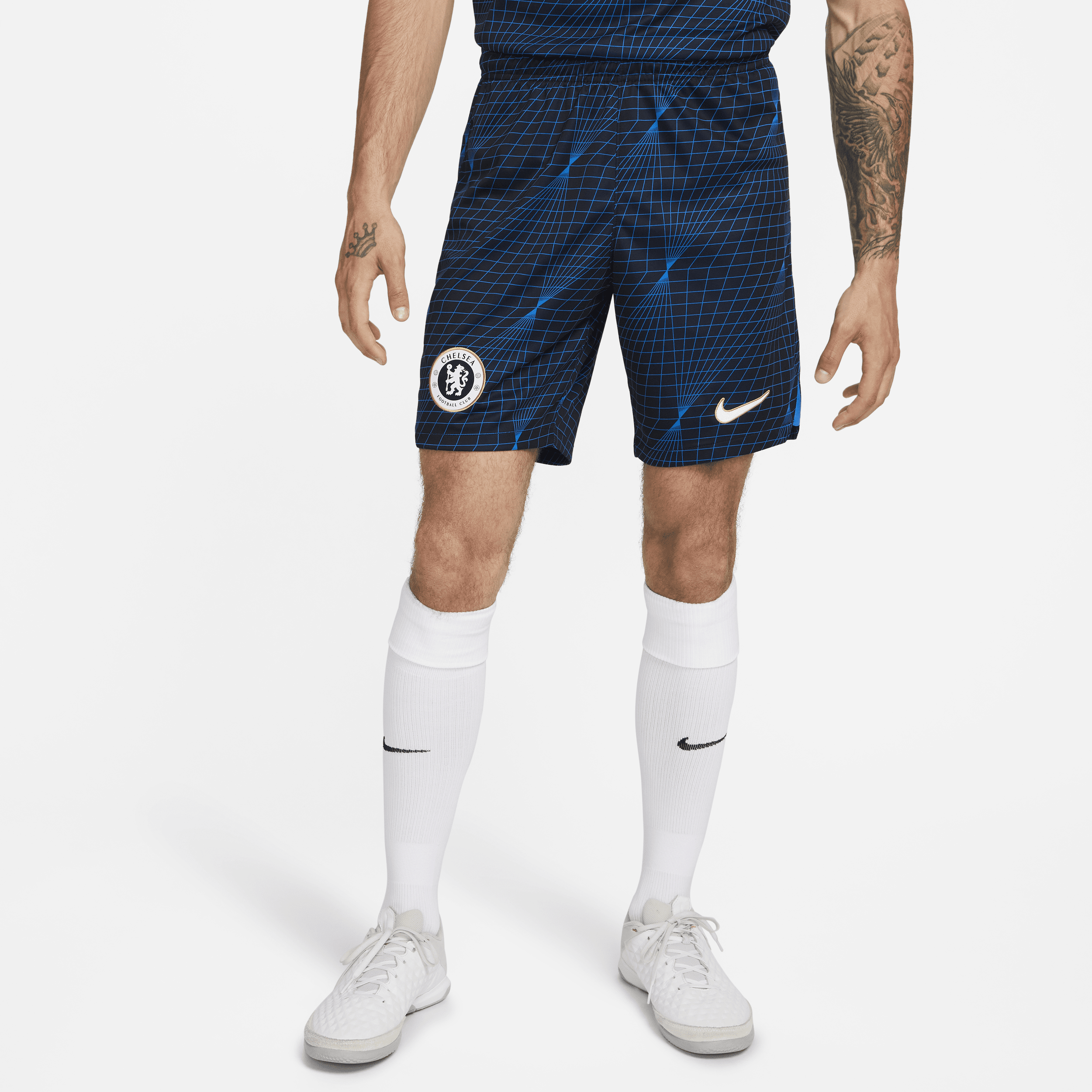 Shorts da calcio Nike Dri-FIT Chelsea FC 2023/24 Stadium da uomo – Away - Blu