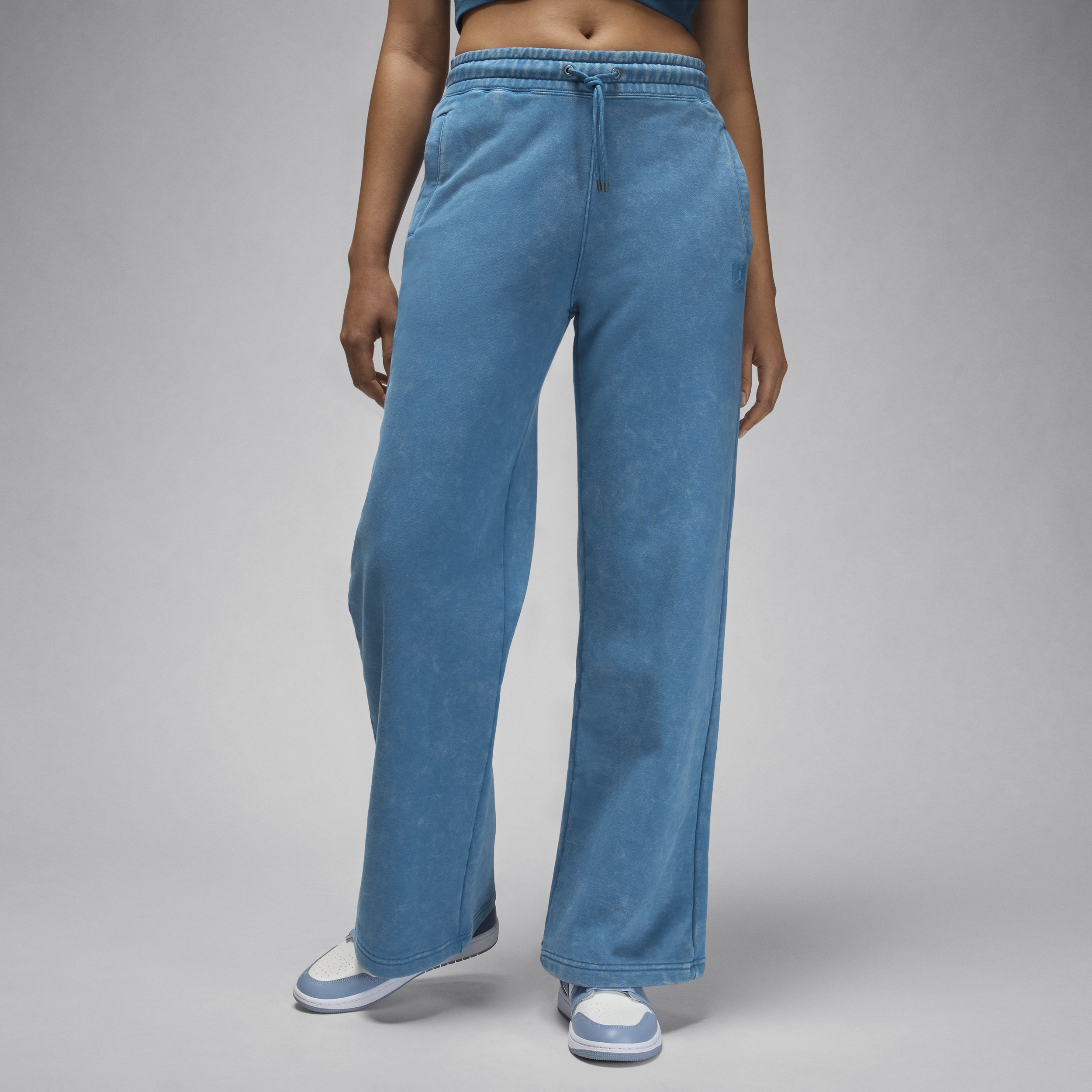 Nike Pantaloni con bordo aperto Jordan Flight Fleece – Donna - Blu