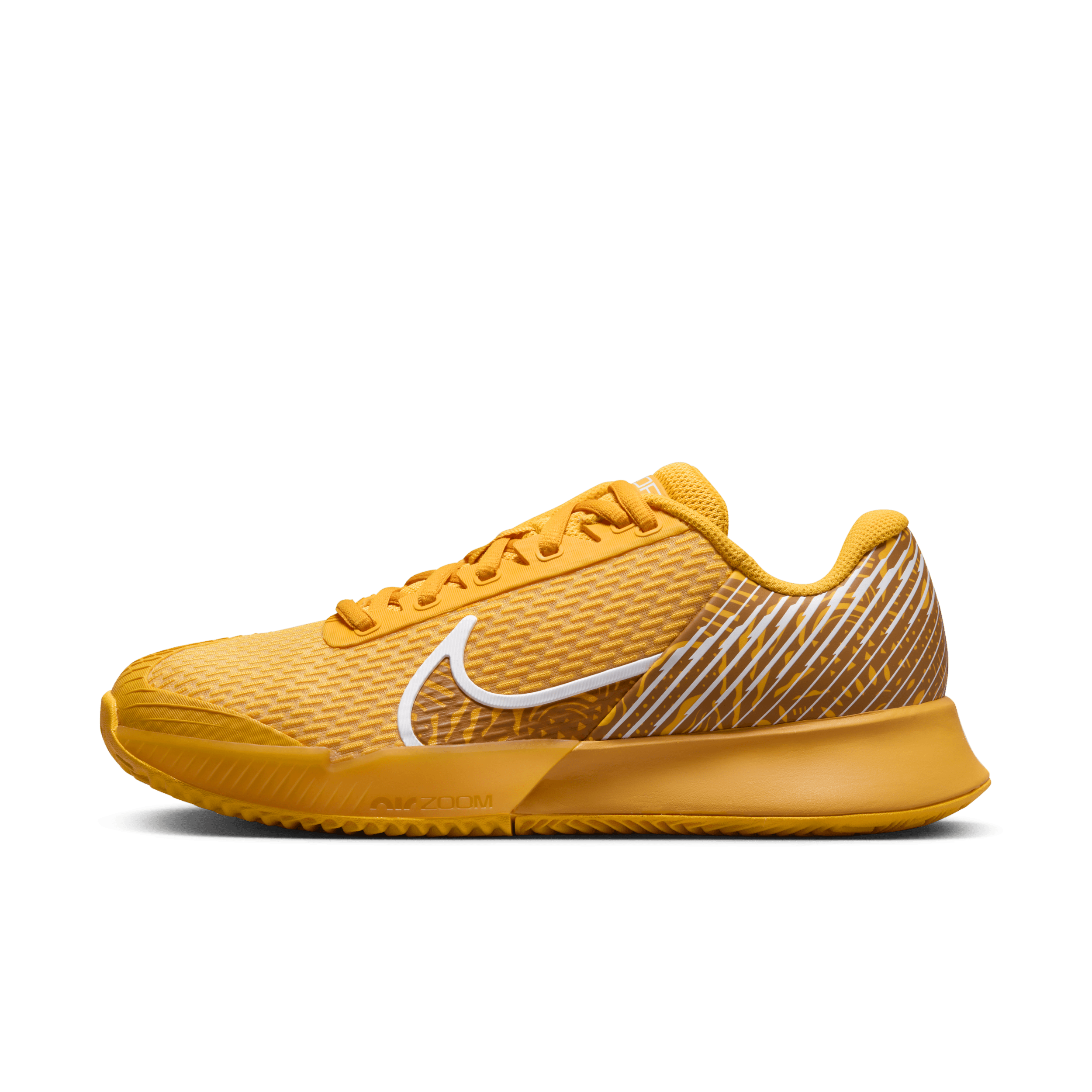 NikeCourt Air Zoom Vapor Pro 2-tennissko til grus til kvinder - gul