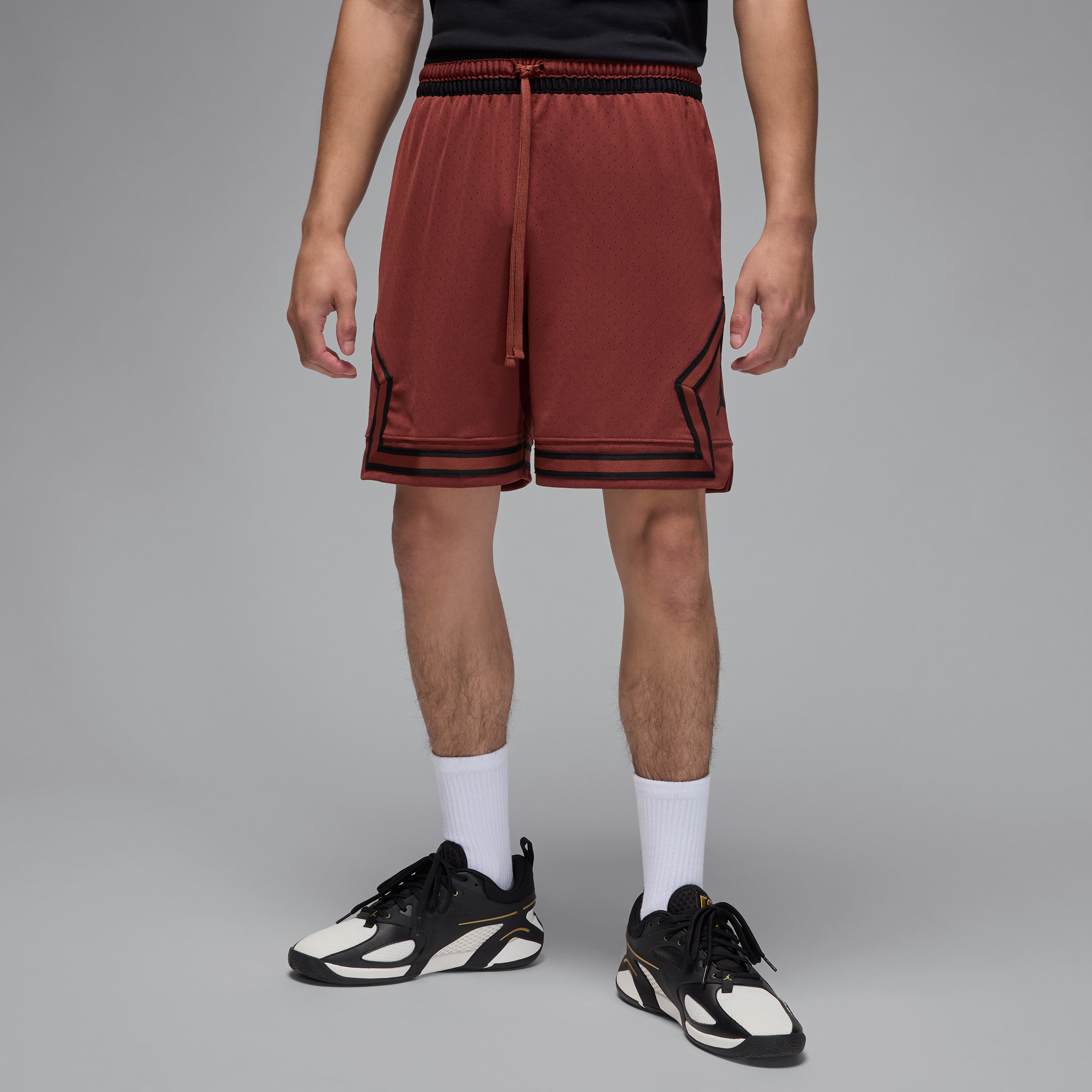 Nike Shorts Diamond in mesh Dri-FIT Jordan Sport – Uomo - Marrone