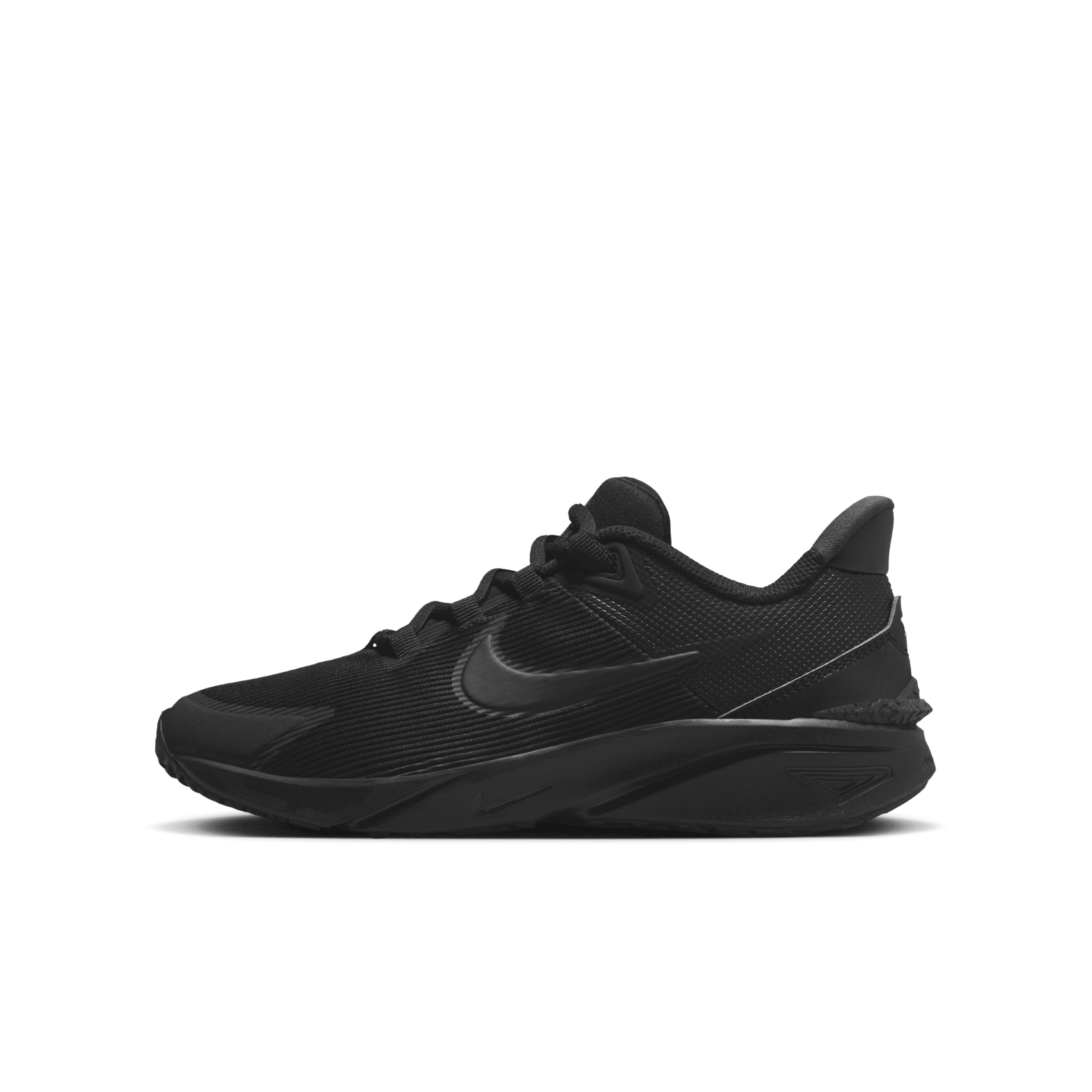 Nike Star Runner 4 hardloopschoenen voor kids (straat) - Zwart