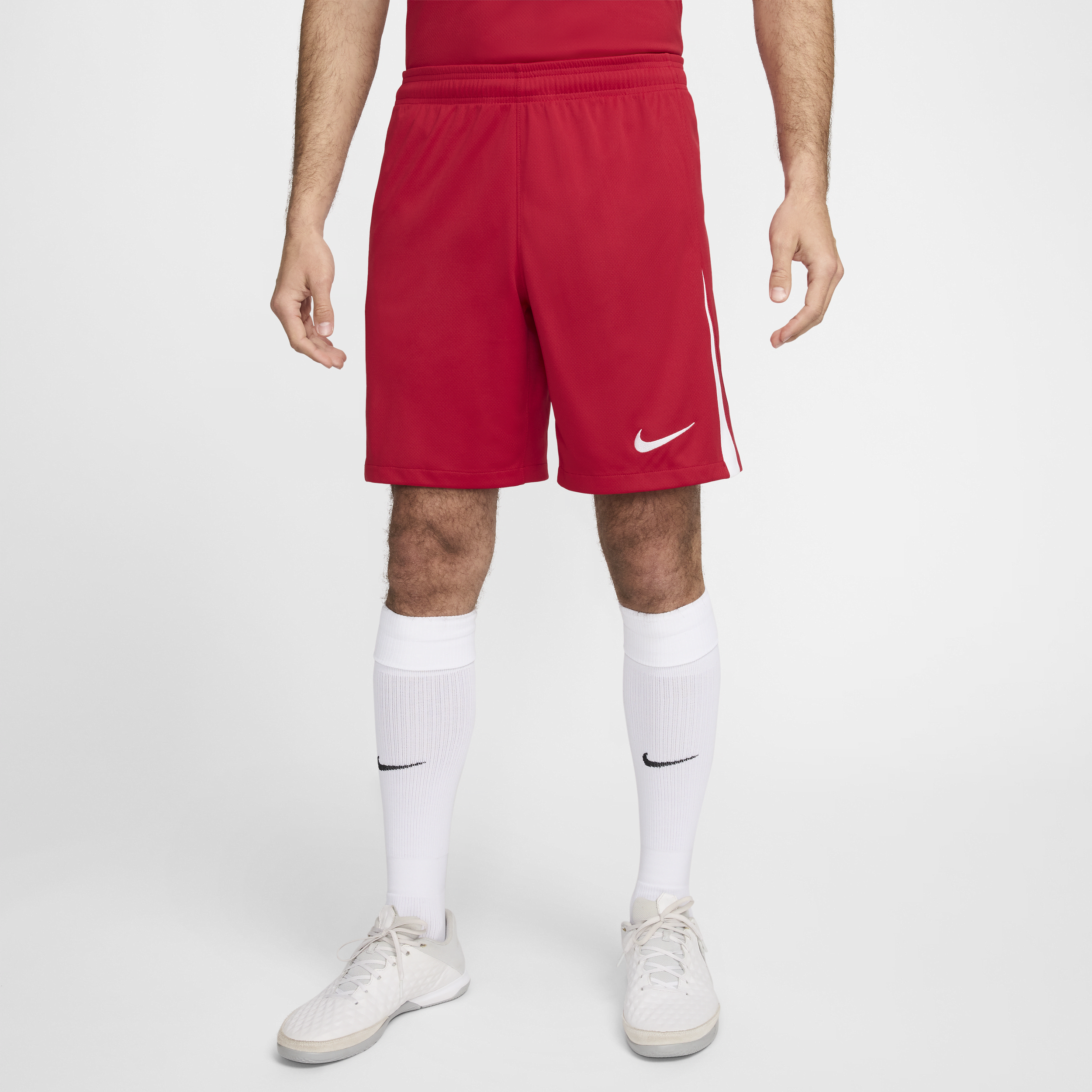 Shorts da calcio replica Nike Dri-FIT Polonia 2024/25 Stadium da uomo – Home/Away - Rosso