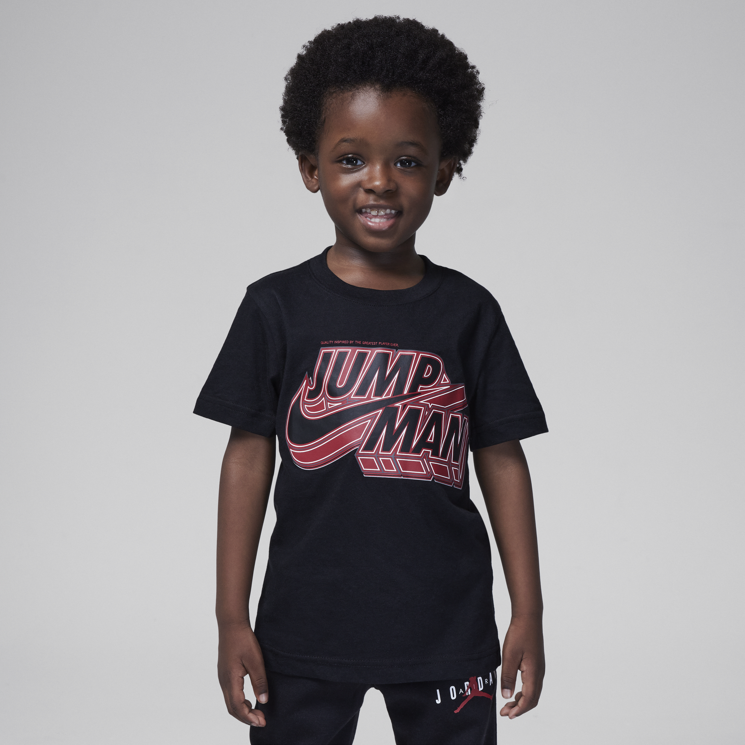 Jordan-T-shirt til mindre børn - sort