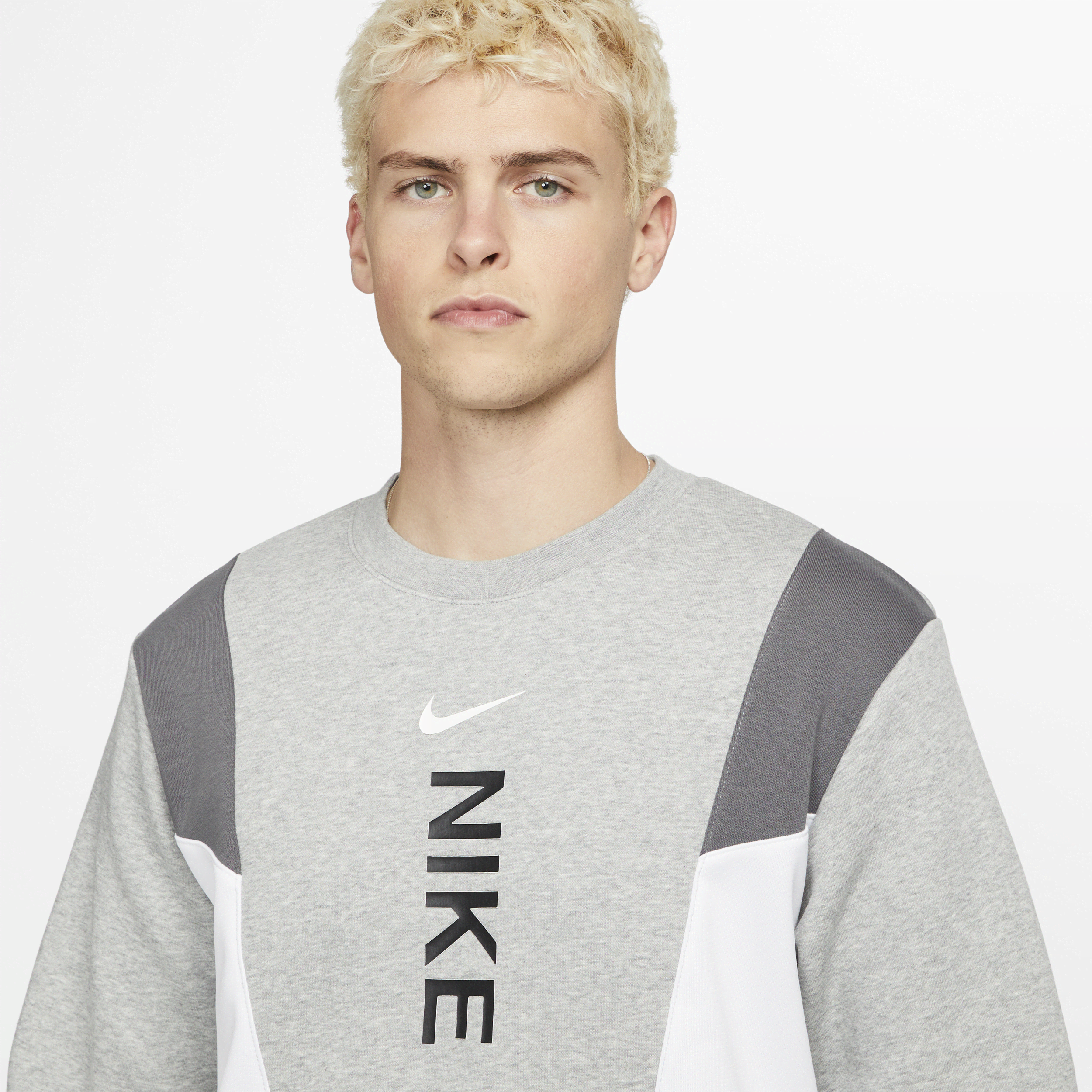 Nike Sportswear Hybrid Men s Fleece Sweatshirt Grey DV2329 063