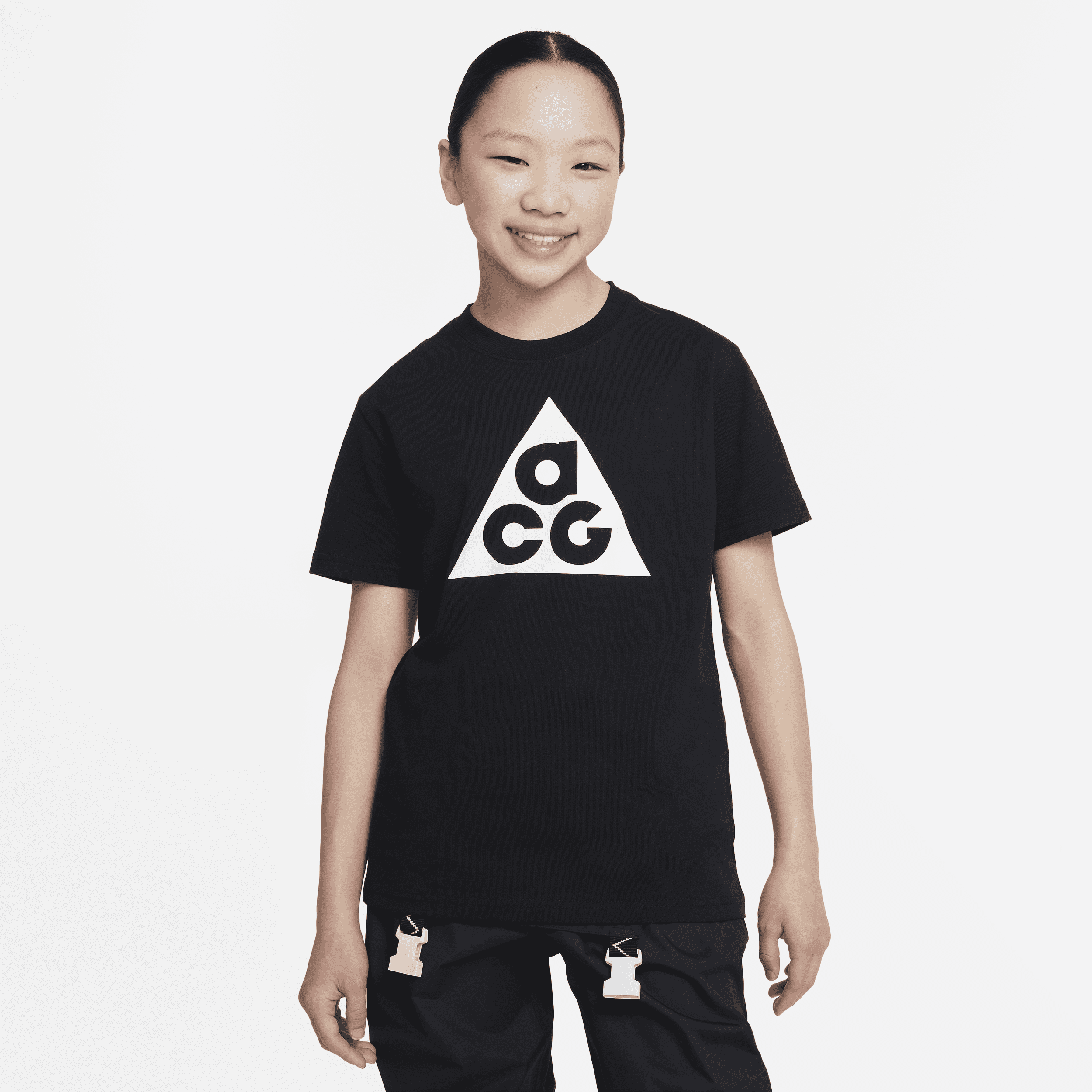 Nike ACG-T-shirt til større børn - sort