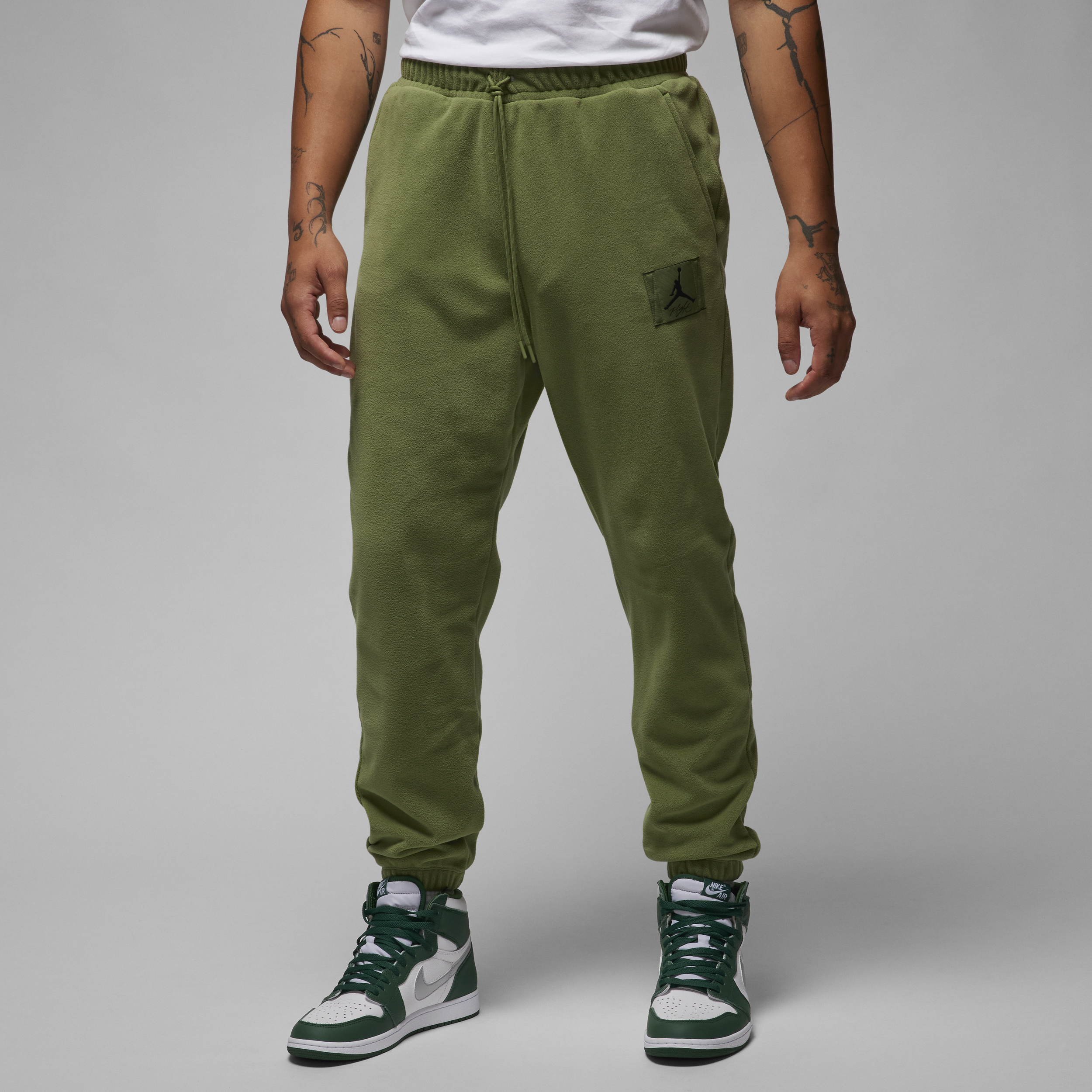 Jordan Essentials Pantalón de fútbol de tejido Fleece de invierno - Hombre - Verde