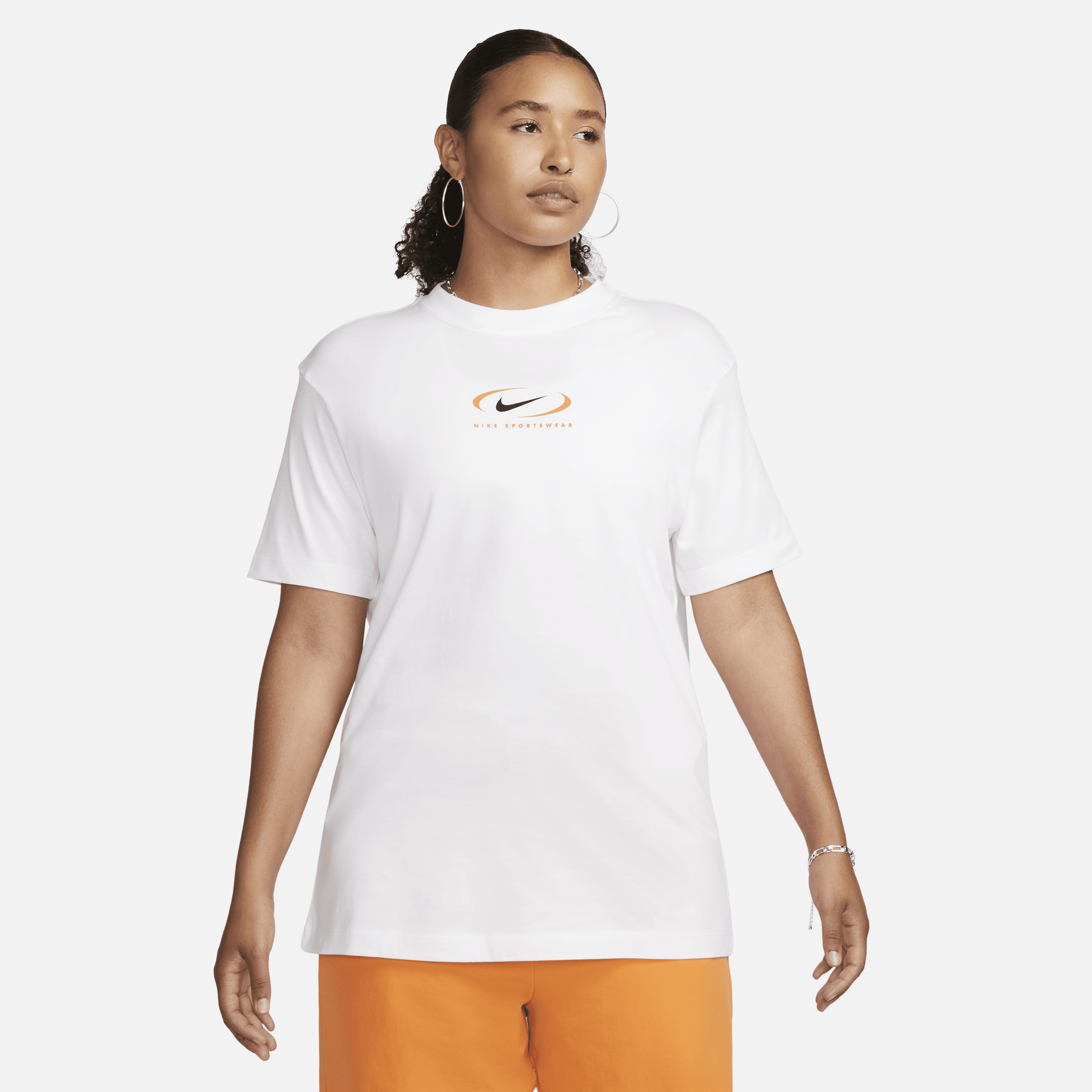 Nike Sportswear Camiseta con estampado - Mujer - Blanco