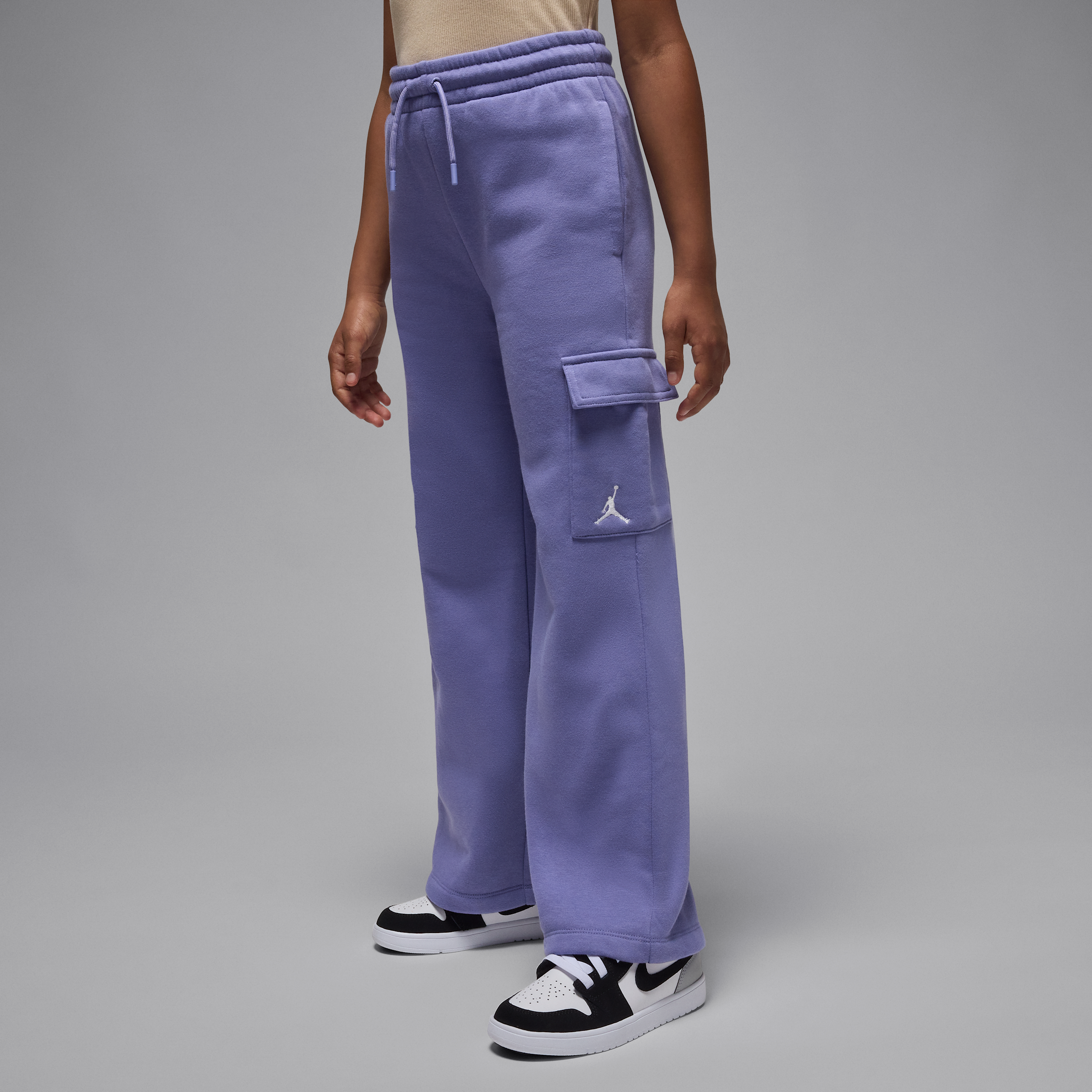 Jordan Brooklyn Fleece Pantalón cargo - Niño/a - Morado