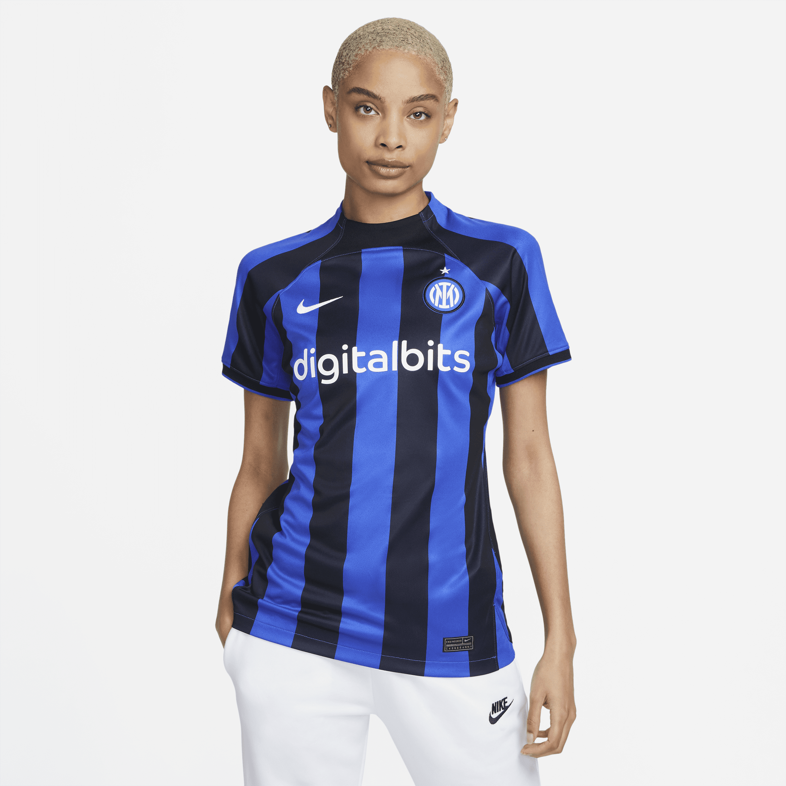 Primera equipación Stadium Inter de Milán 2022/23 Camiseta de fútbol Nike Dri-FIT - Mujer - Azul