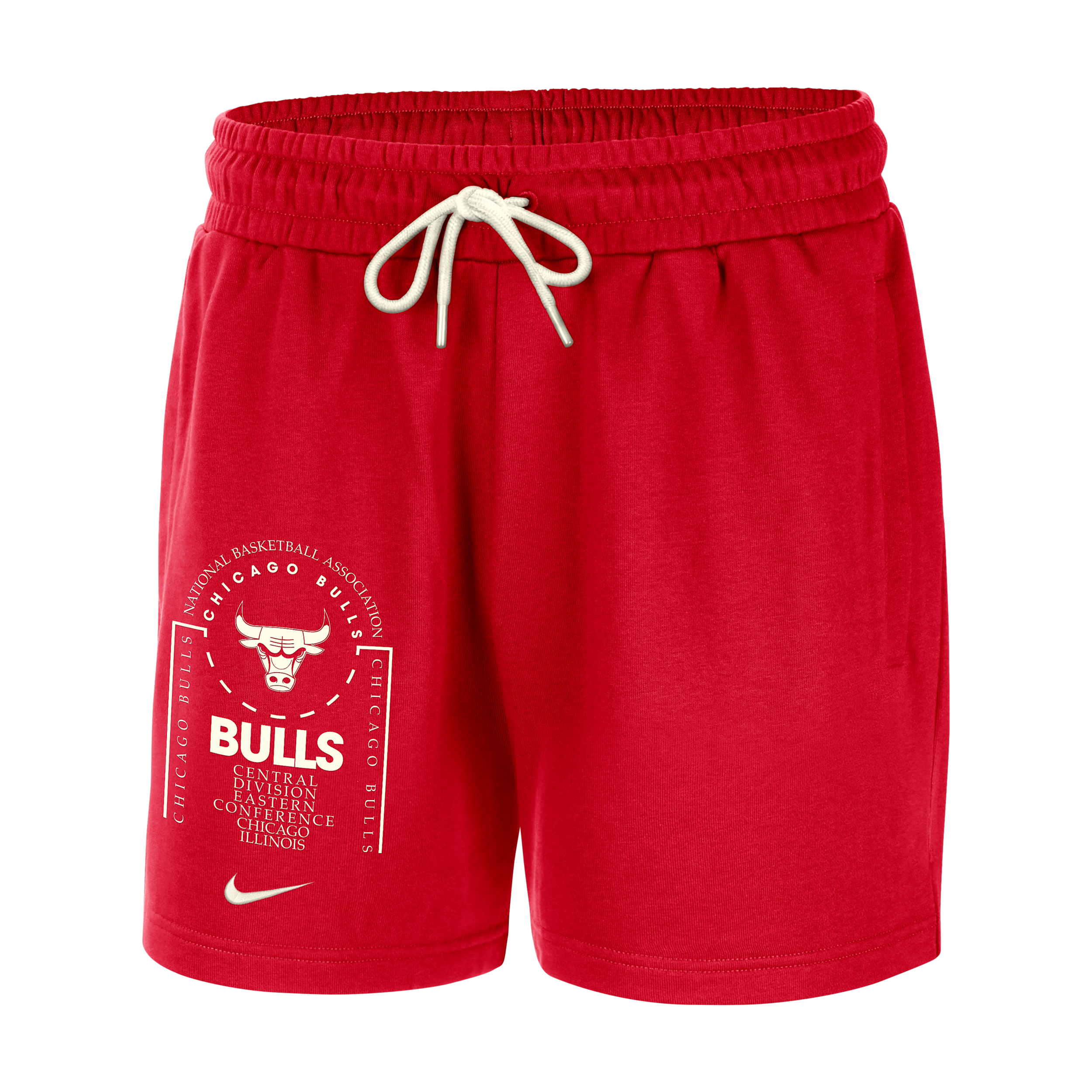 Shorts in fleece Chicago Bulls Club Courtside Nike NBA – Uomo - Rosso