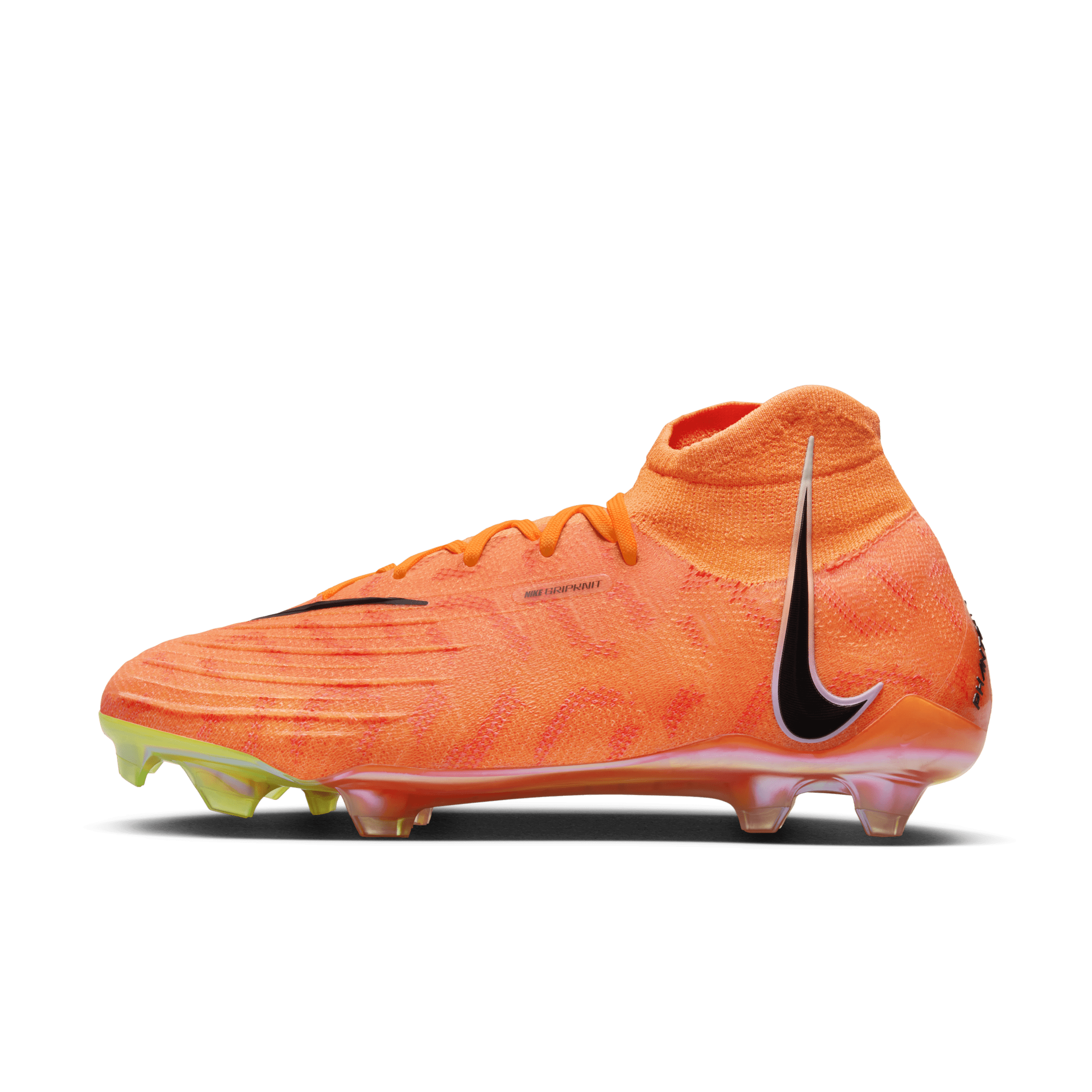 Orange best sale nike boots