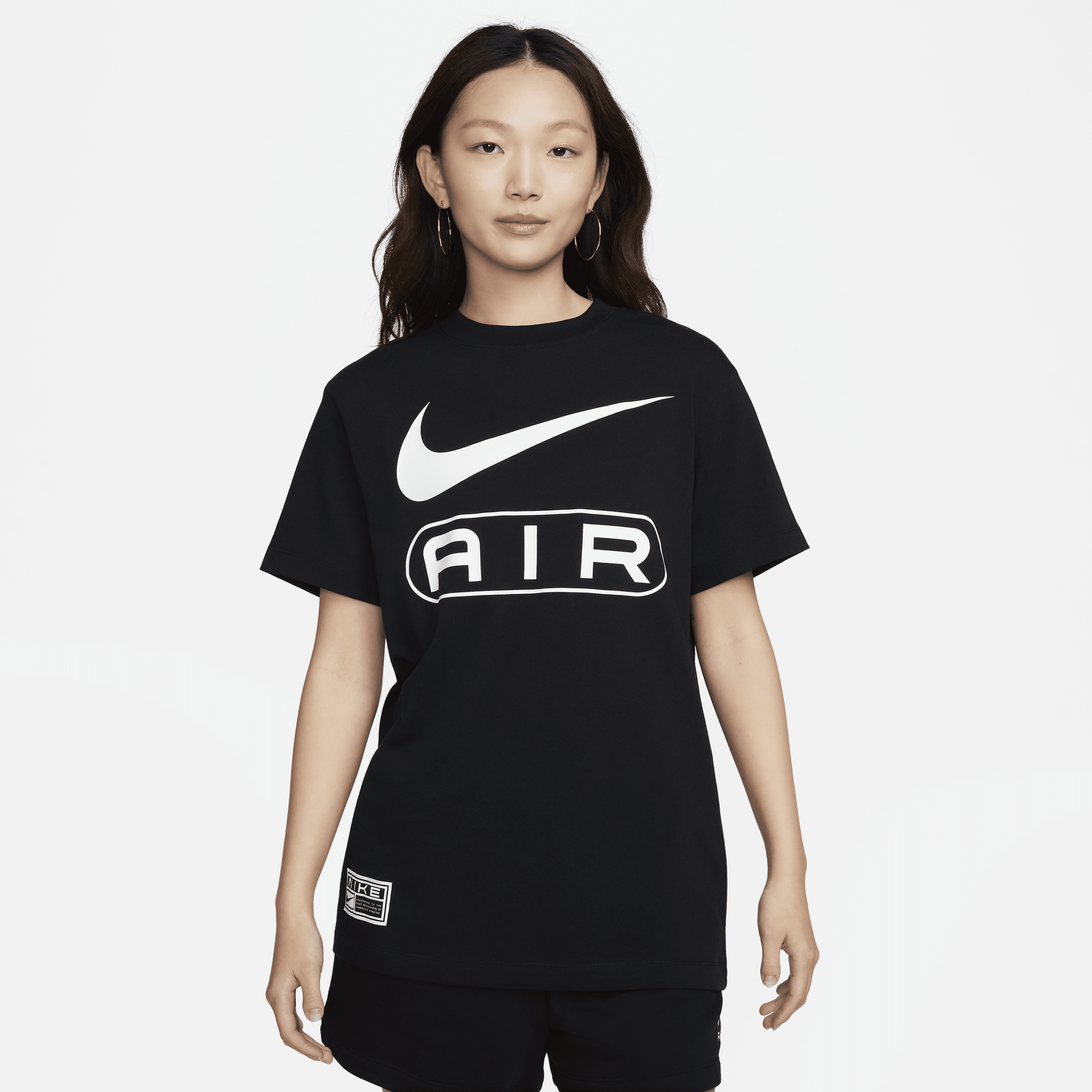 【ナイキ(NIKE)公式ストア】ナイキ エア ウィメンズ Tシャツ FV8003-010 ブラック 【ナイキ(NIKE)公式ストア】ナイキ エア ウィメンズ Tシャツ FV8003-010 ブラック