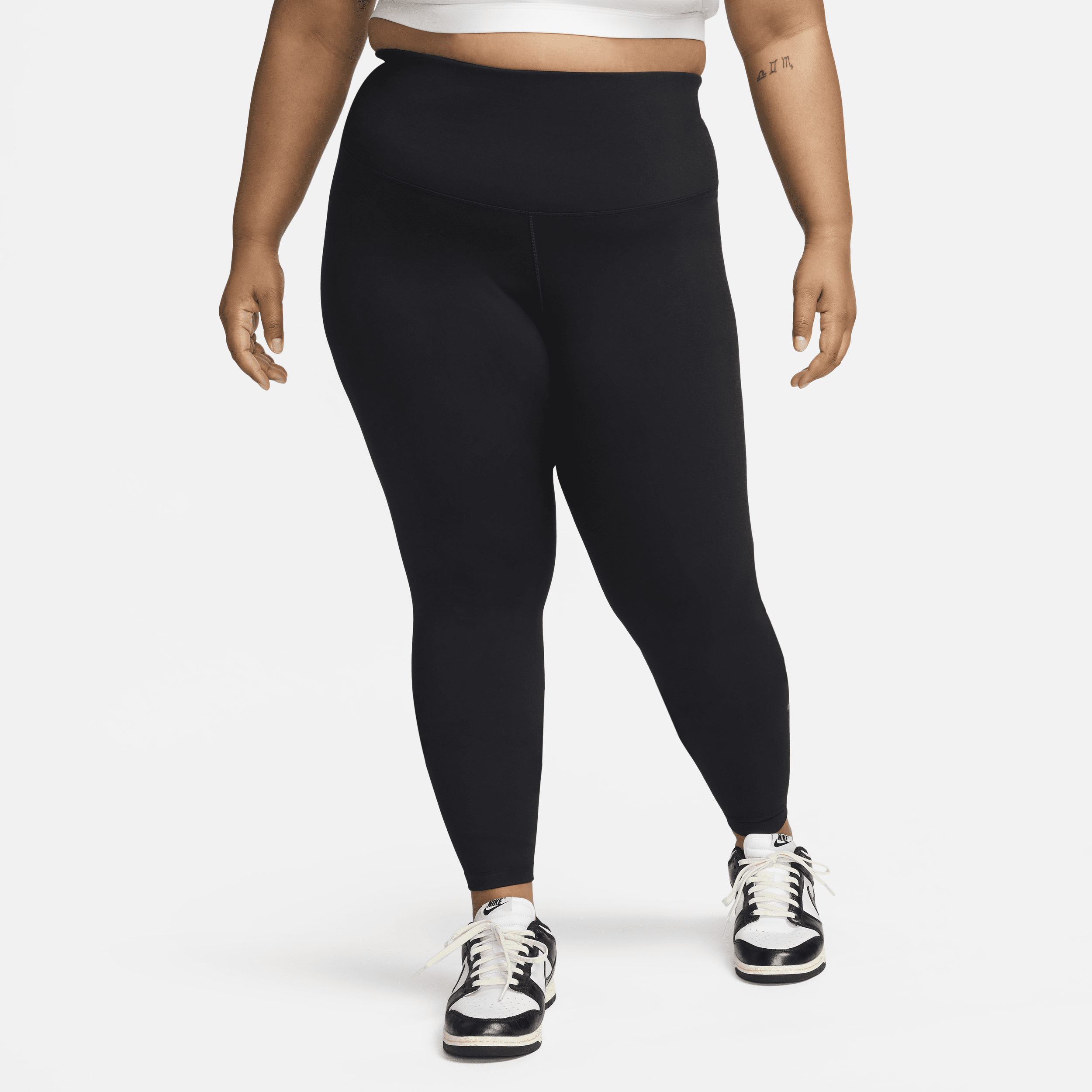 Leggings a tutta lunghezza a vita alta Nike One – Donna - Nero
