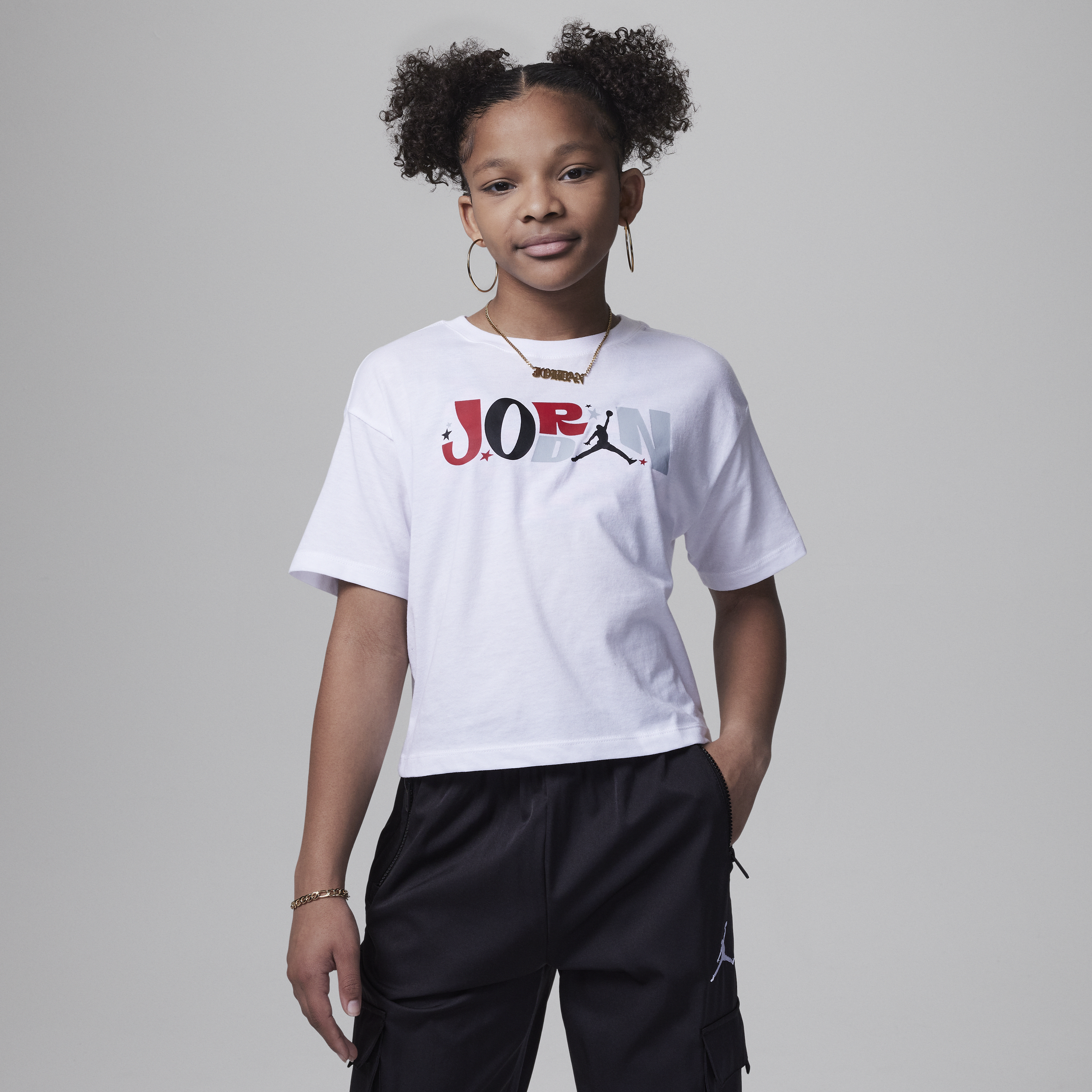 Nike T-shirt Jordan All Star Tee – Ragazzi - Bianco