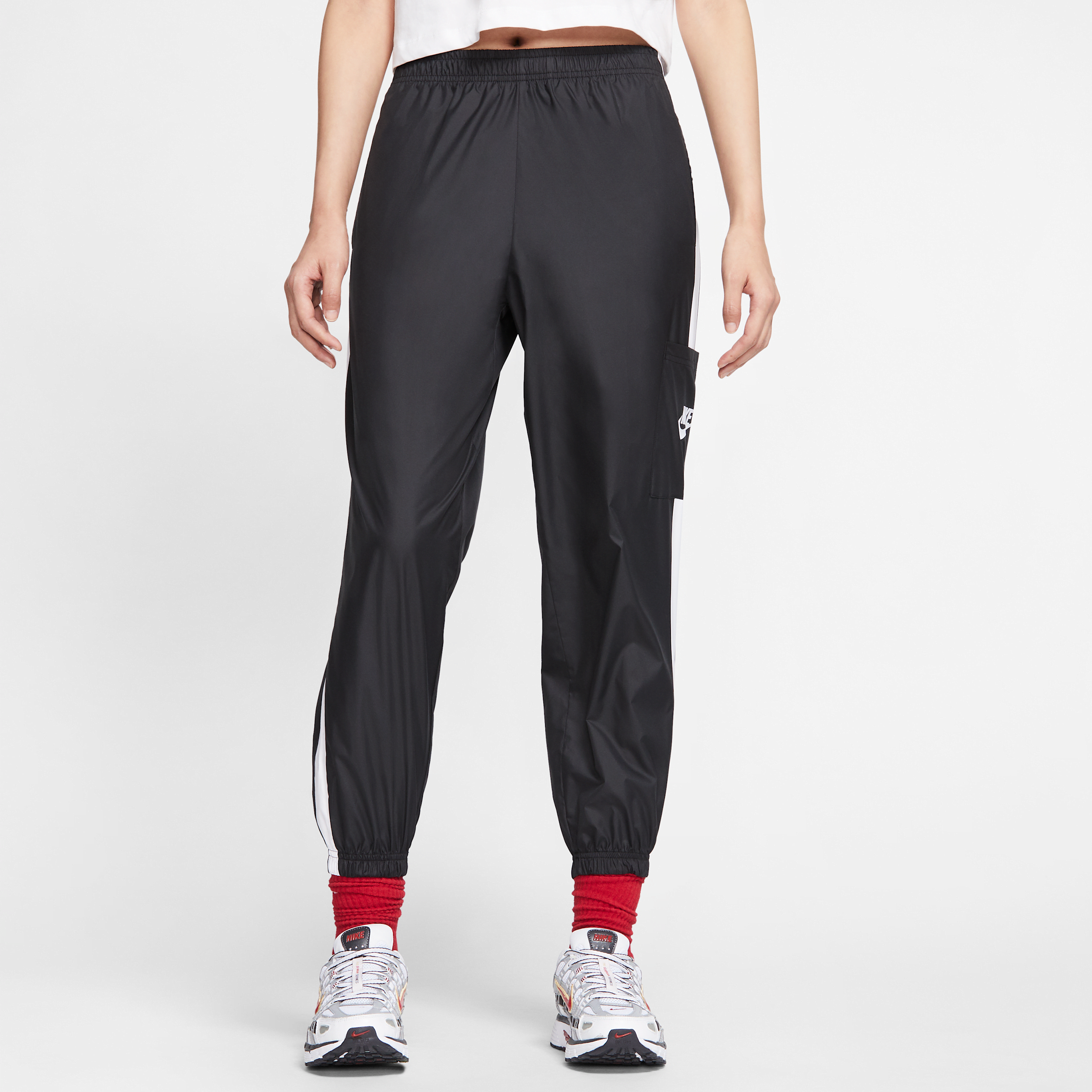 【ナイキ(NIKE)公式ストア】ナイキ スポーツウェア ウィメンズ ウーブン パンツ CJ7347-010 ブラック 【ナイキ(NIKE)公式ストア】ナイキ スポーツウェア ウィメンズ ウーブン パンツ CJ7347-010 ブラック