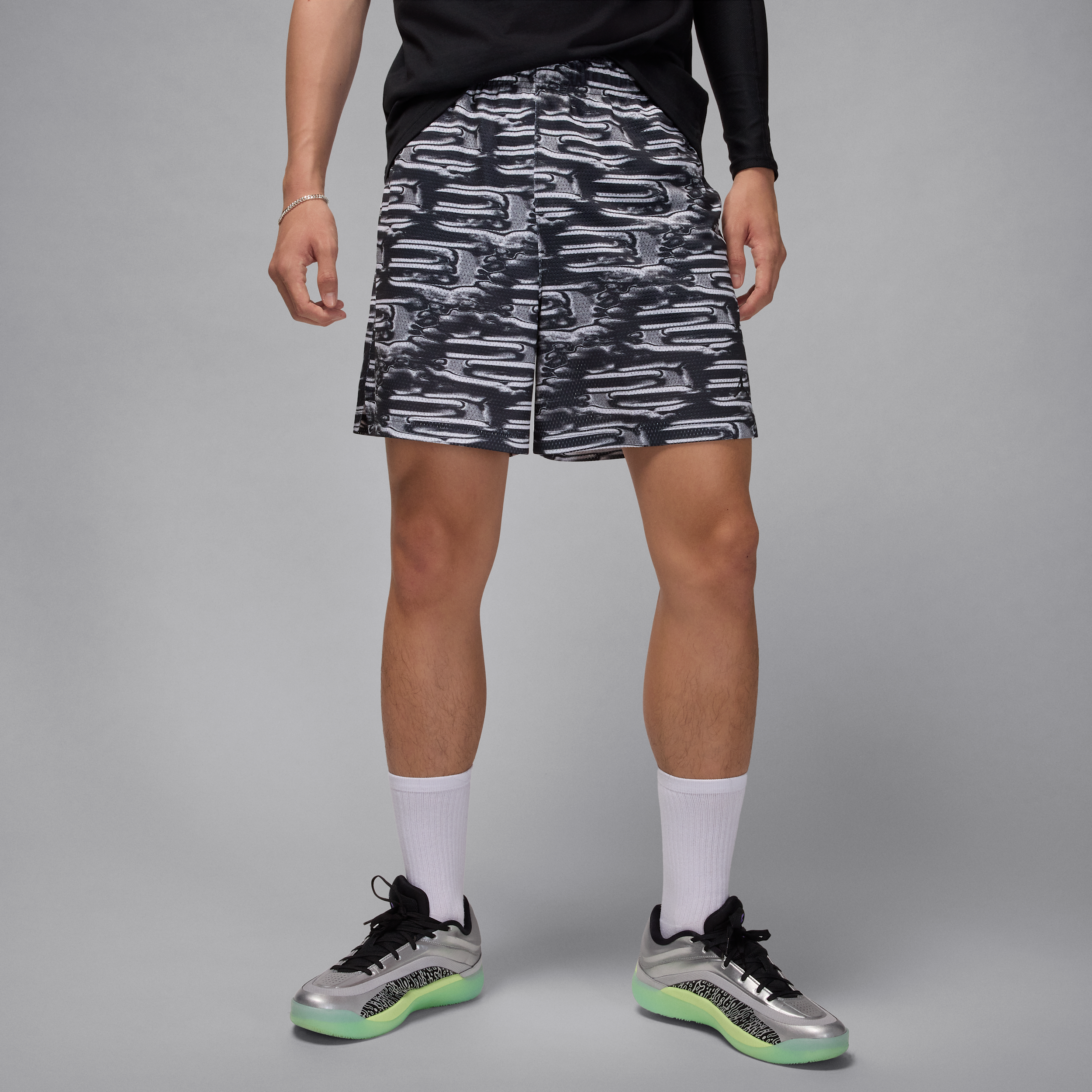 【ナイキ(NIKE)公式ストア】ジョーダン スポーツ メンズ Dri-FIT プリント メッシュ ショートパンツ HQ8667-010 ブラック 【ナイキ(NIKE)公式ストア】ジョーダン スポーツ メンズ Dri-FIT プリント メッシュ ショートパンツ HQ8667-010 ブラック