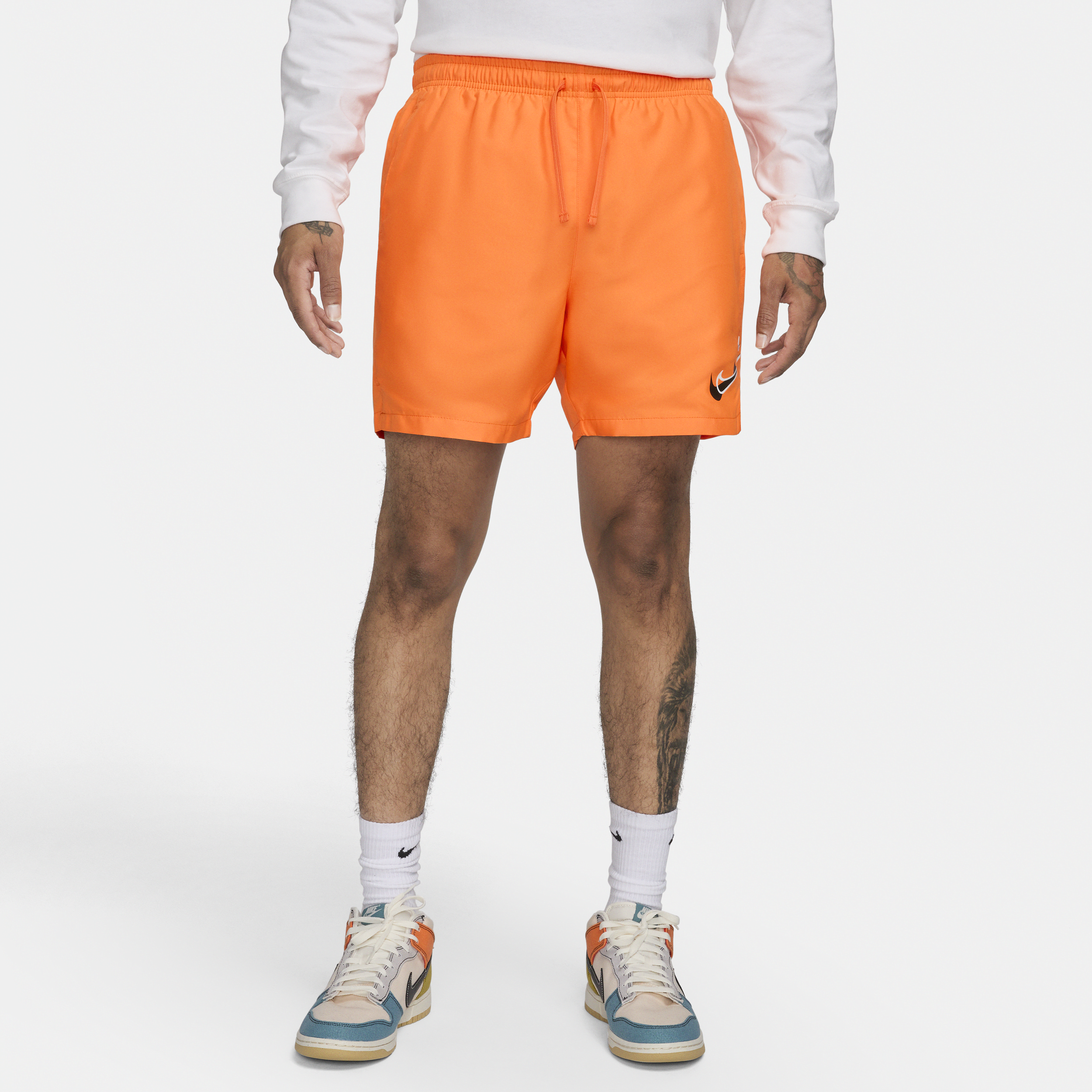 Vævede Nike Sportswear-shorts til mænd - Orange