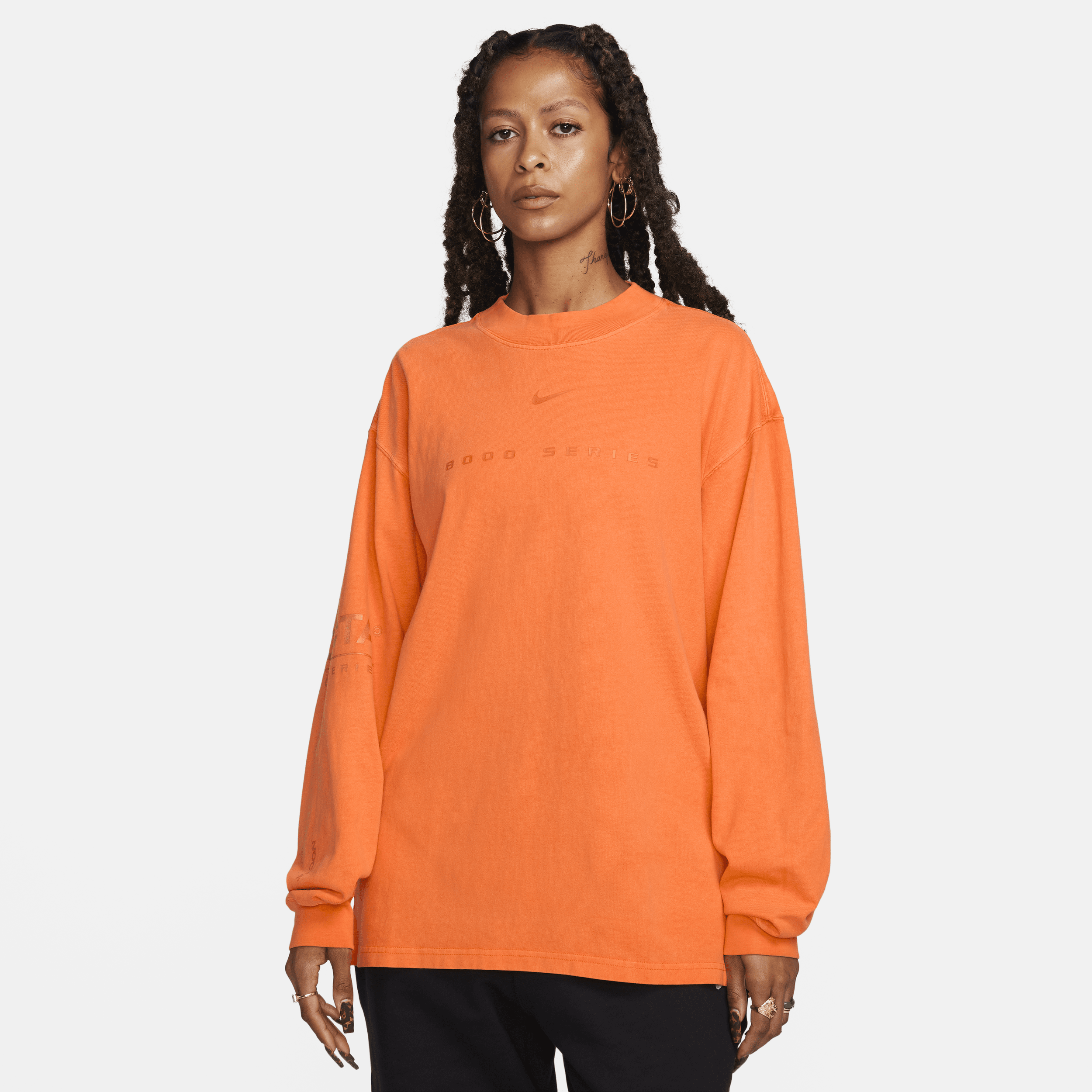 【ナイキ(NIKE)公式ストア】NOCTA メンズ ロングスリーブ モック ネック FQ6556-818 オレンジ 【ナイキ(NIKE)公式ストア】NOCTA メンズ ロングスリーブ モック ネック FQ6556-818 オレンジ