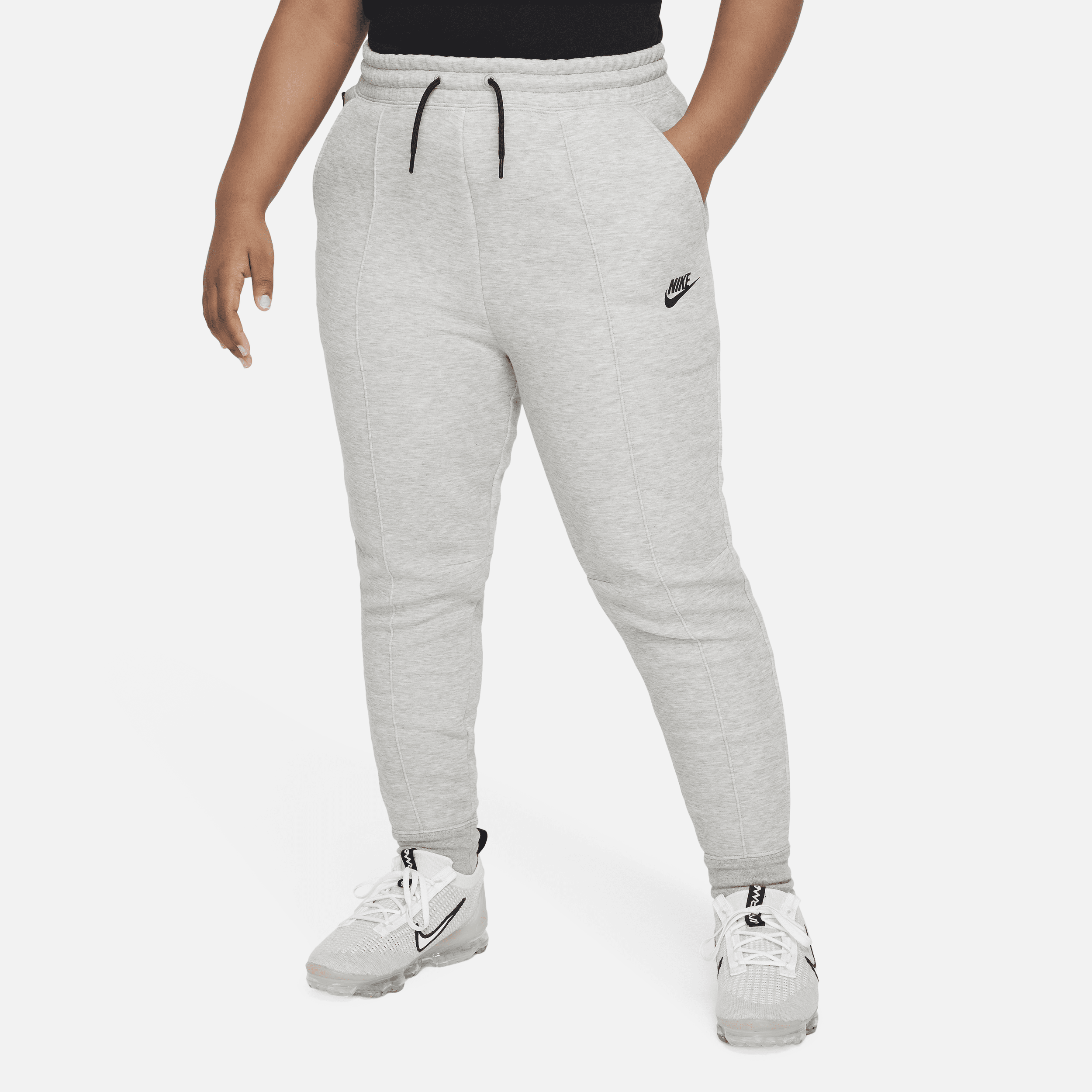 Pantaloni jogger Nike Sportswear Tech Fleece (Taglia grande) – Ragazza - Grigio