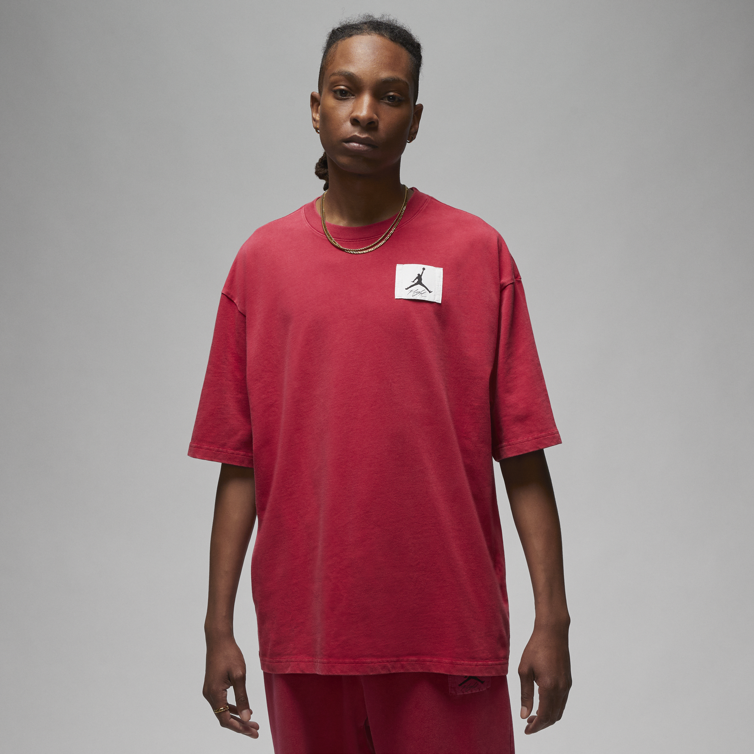 Nike Overdimensioneret Jordan Flight Essentials-T-shirt til mænd - rød