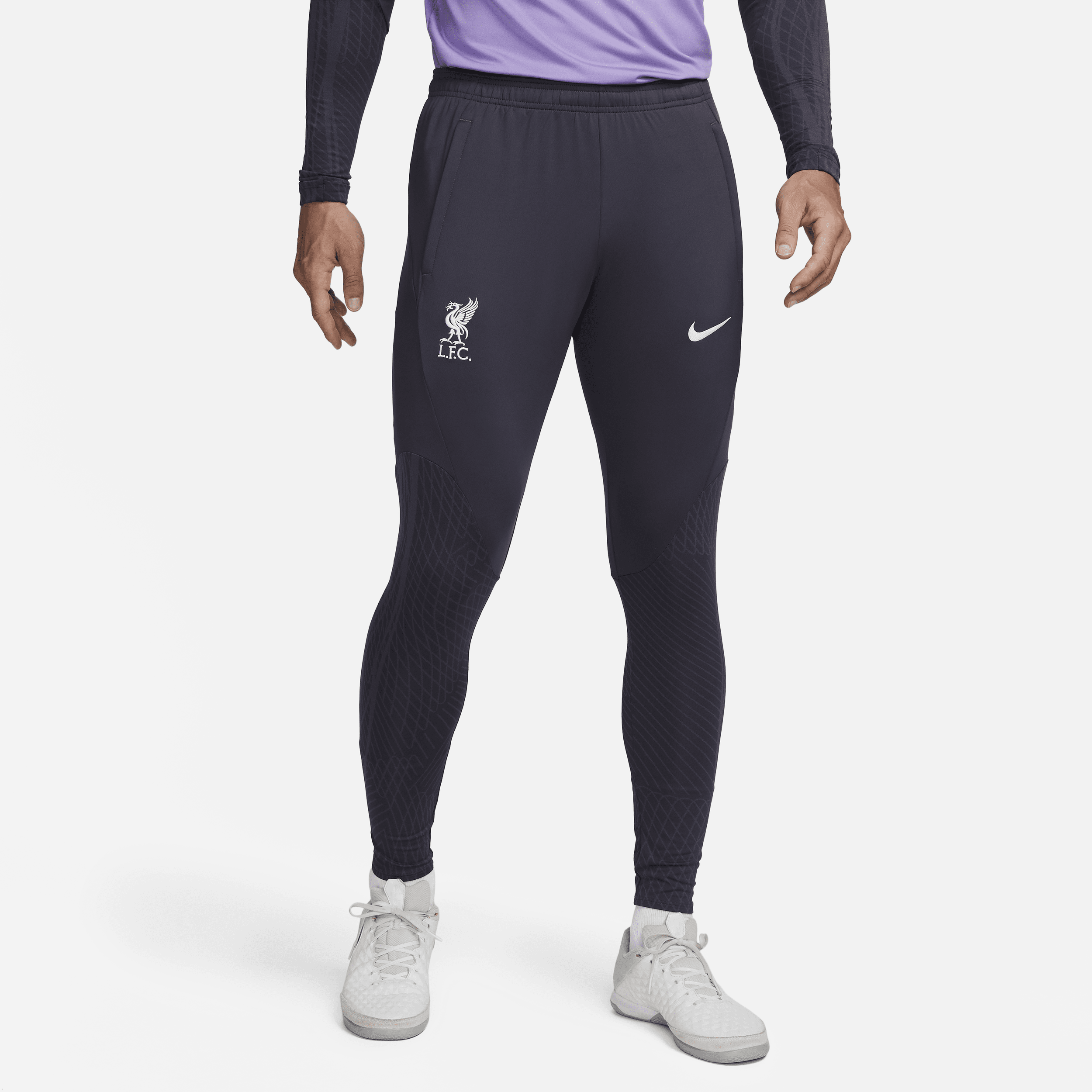 Tercera equipación Liverpool FC Strike Pantalón de fútbol de tejido Knit Nike Dri-FIT - Hombre - Gris