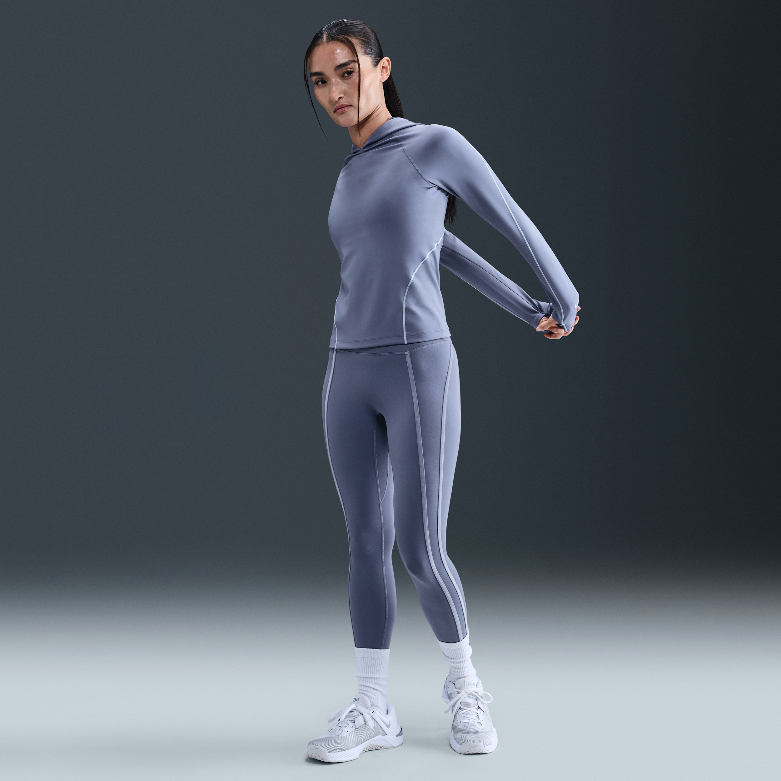 【ナイキ(NIKE)公式ストア】ナイキ ワン ウィメンズ ハイウエスト アンクル (9分丈) レギンス HV2479-499 ブルー 【ナイキ(NIKE)公式ストア】ナイキ ワン ウィメンズ ハイウエスト アンクル (9分丈) レギンス HV2479-499 ブルー