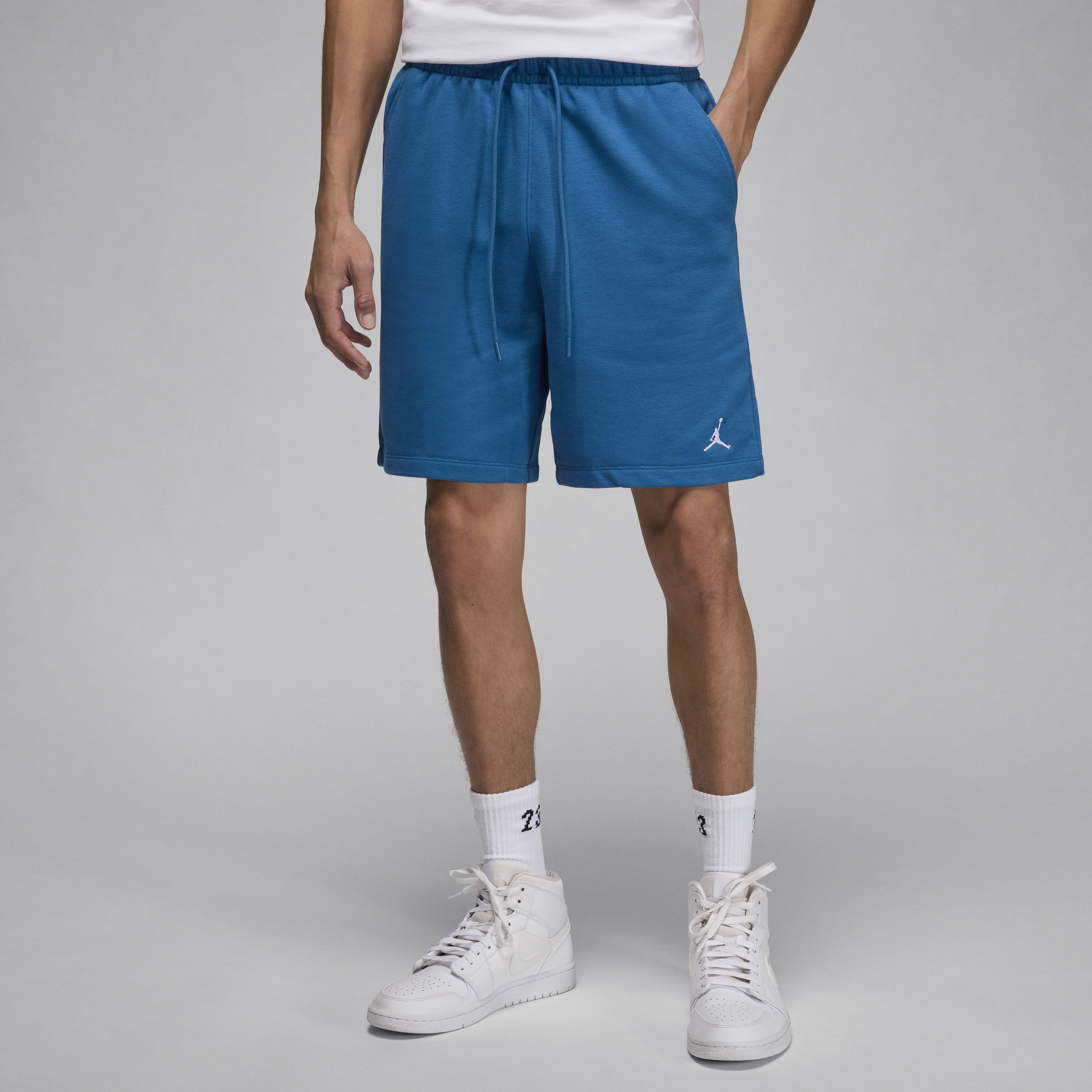 Nike Shorts in fleece con rovescio non spazzolato Jordan Essentials – Uomo - Blu
