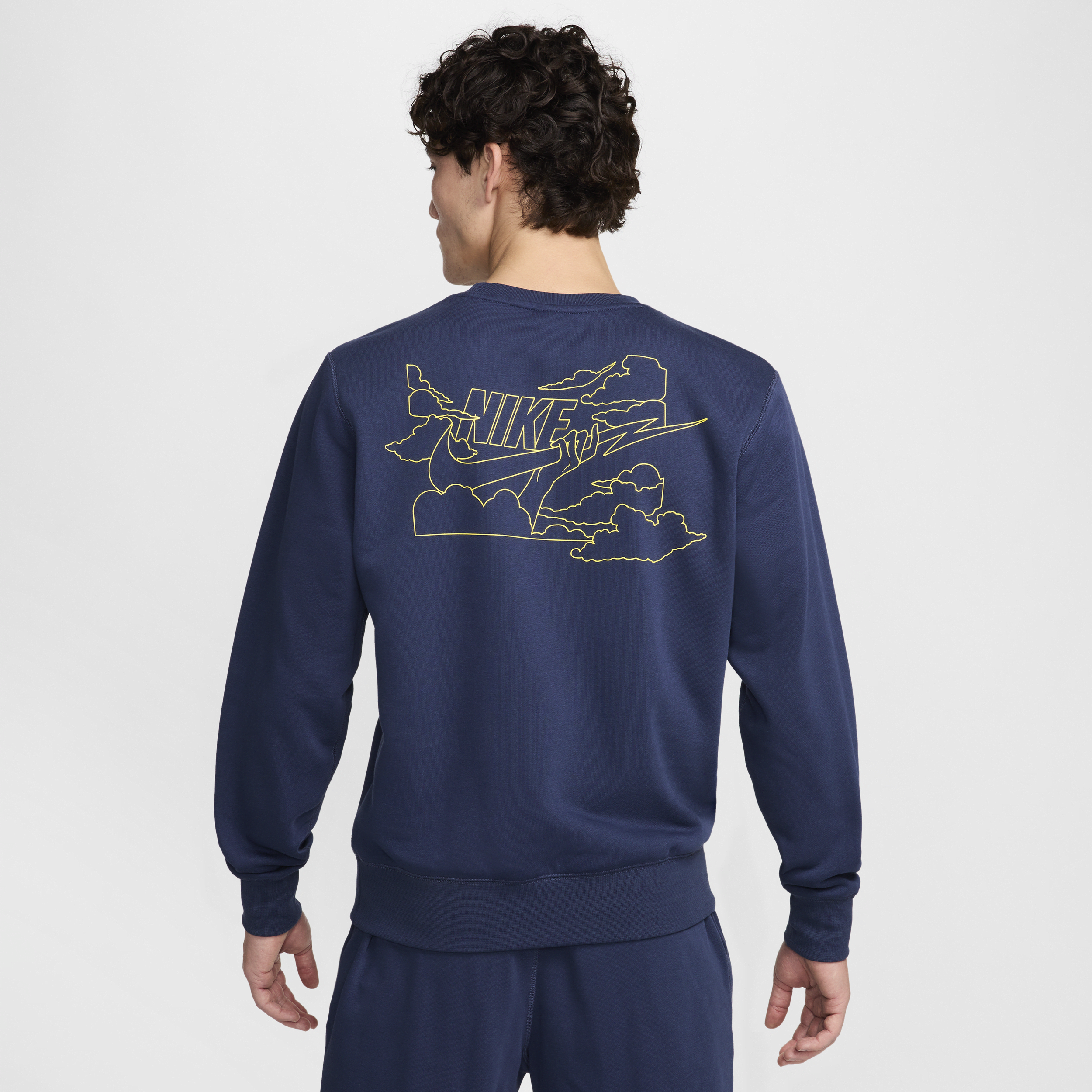 【ナイキ(NIKE)公式ストア】ナイキ クラブ メンズ フレンチ テリー クルーネック スウェットシャツ FZ0765-410 ブルー 【ナイキ(NIKE)公式ストア】ナイキ クラブ メンズ フレンチ テリー クルーネック スウェットシャツ FZ0765-410 ブルー