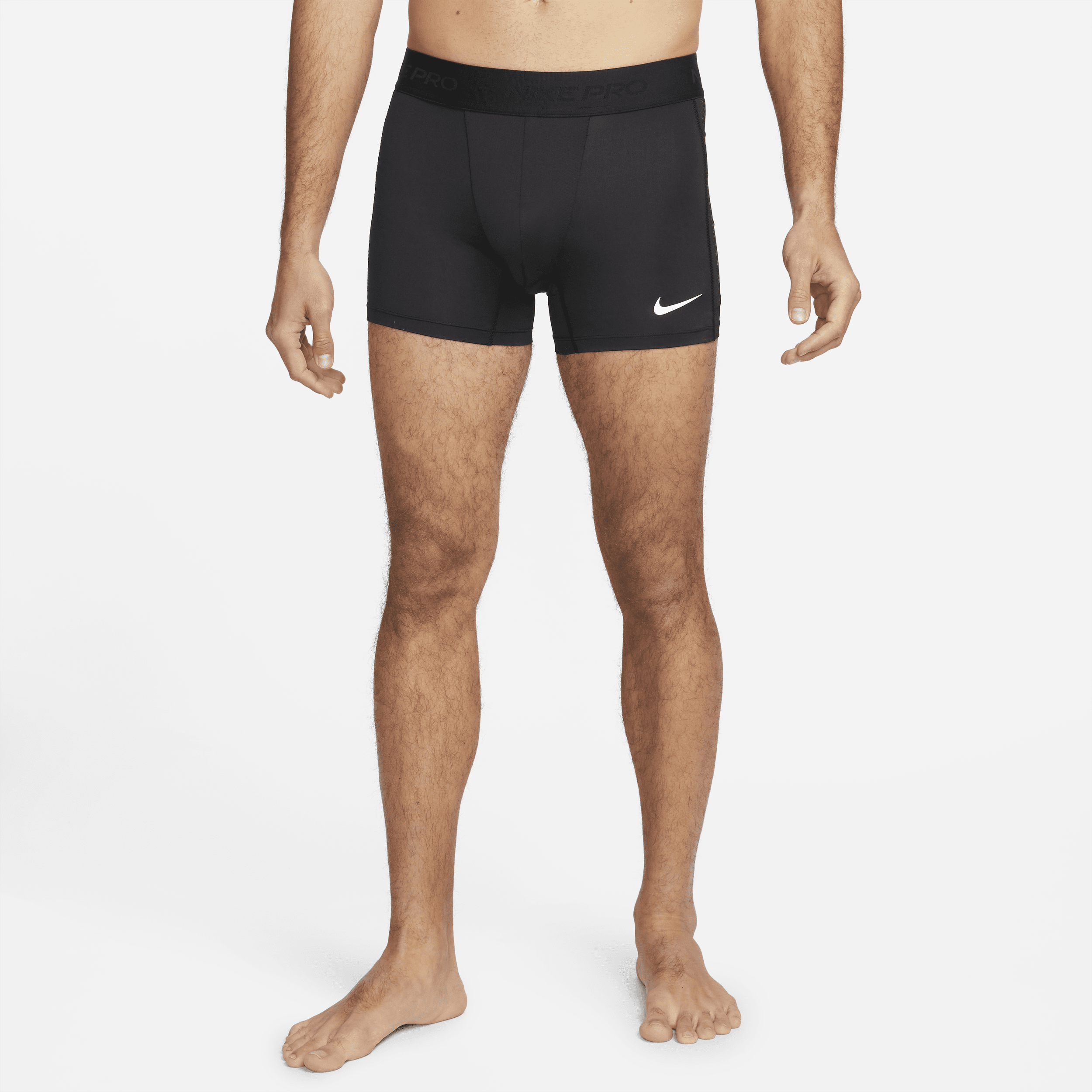 Nike Pro Dri-FIT-shorts med indershorts til mænd - sort