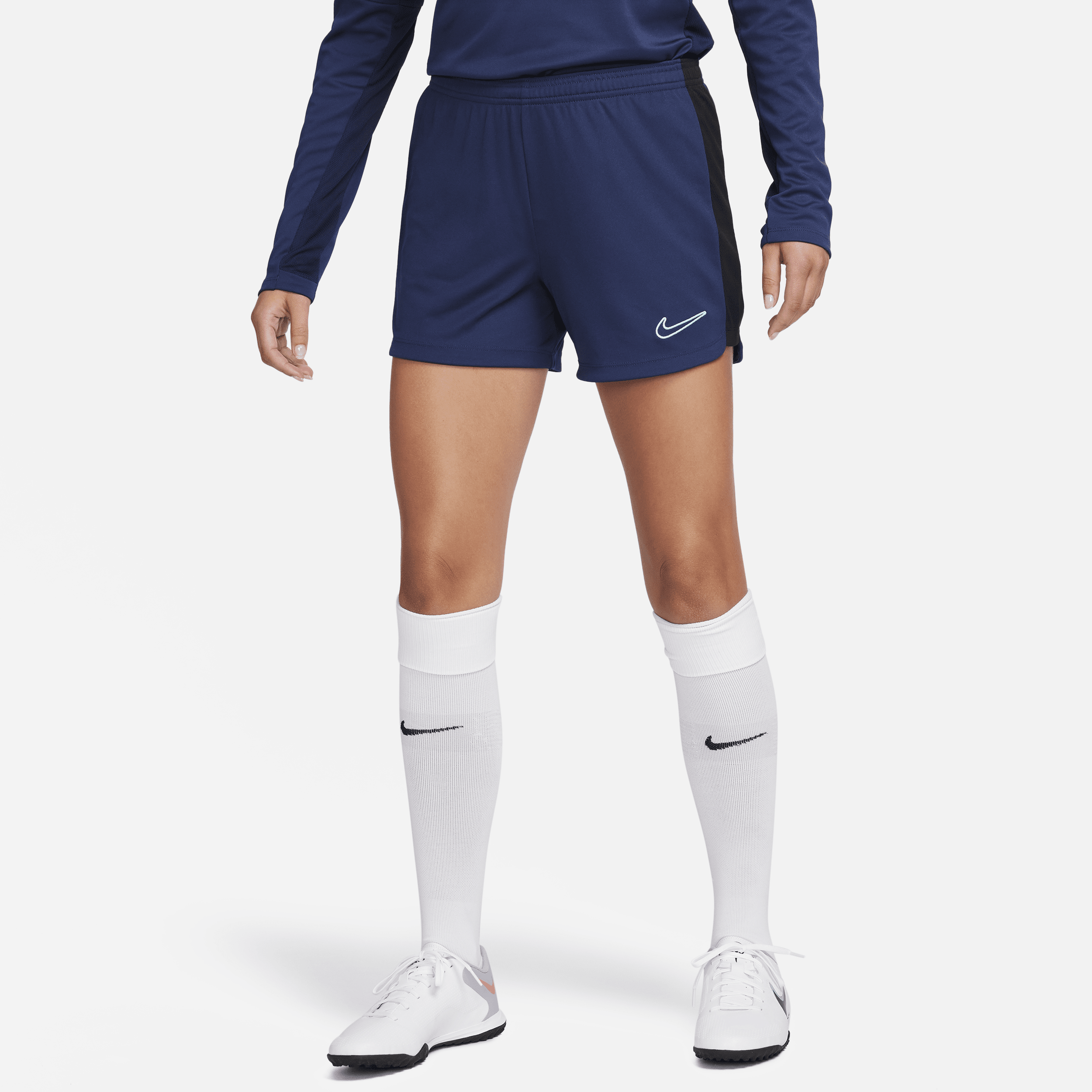 Nike Dri-FIT Academy 23 Pantalón corto de fútbol - Mujer - Azul