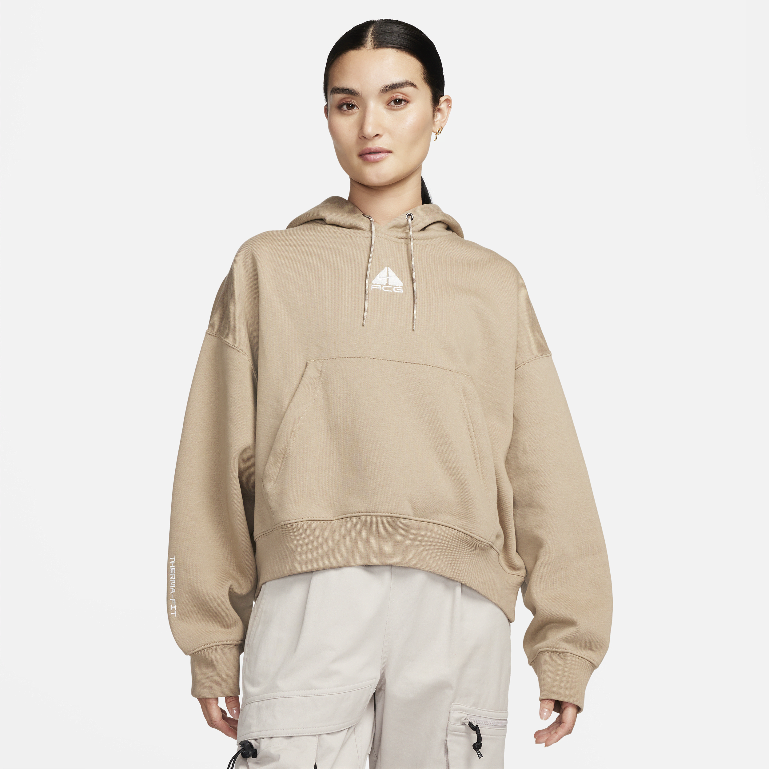 【ナイキ(NIKE)公式ストア】ナイキ ACG Therma-FIT ウィメンズ "Tuff Knit" フリース パーカー DQ5808-247 ブラウン 【ナイキ(NIKE)公式ストア】ナイキ ACG Therma-FIT ウィメンズ "Tuff Knit" フリース パーカー DQ5808-247 ブラウン