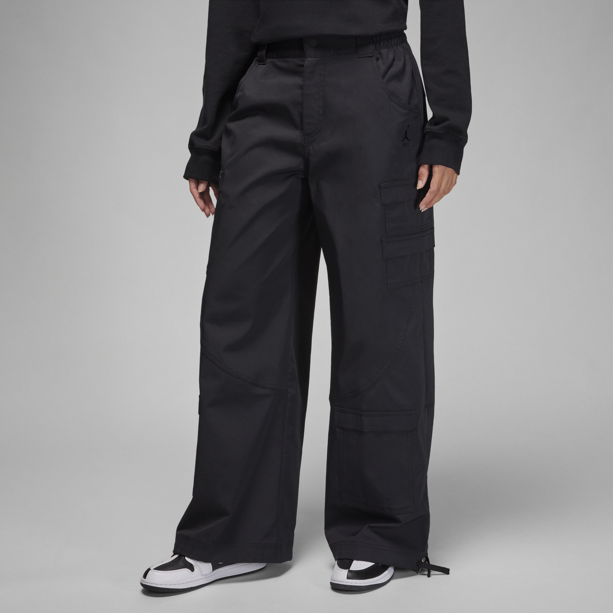 Jordan Chicago-bukser i kraftigt materiale til kvinder - sort