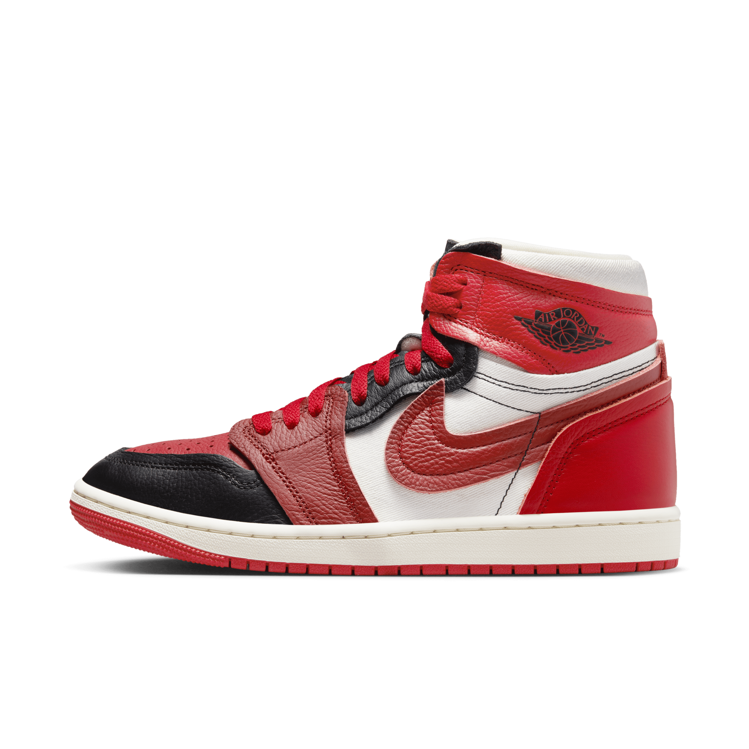 Air Jordan 1 High Method of Make-sko til kvinder - rød