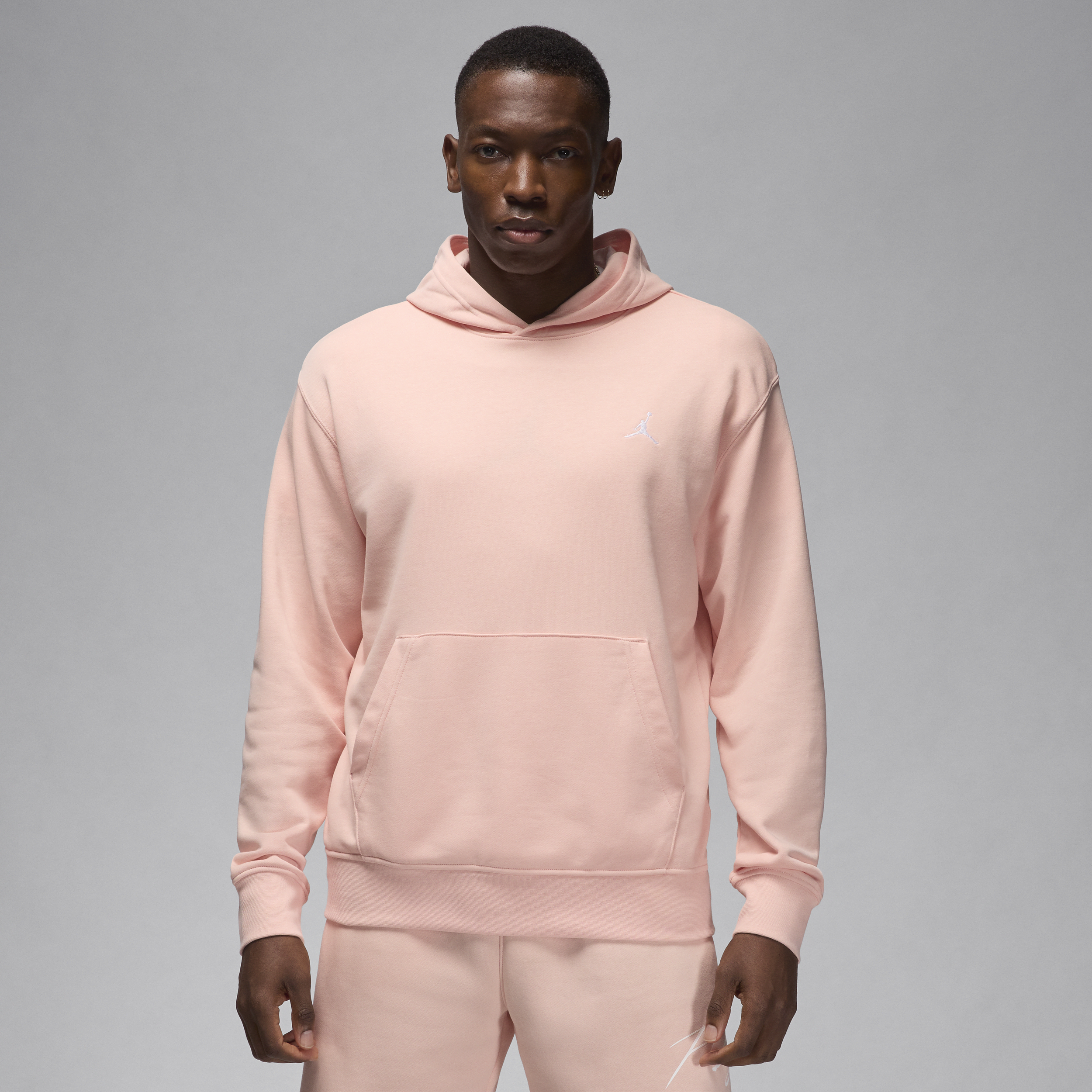 Nike Felpa pullover con cappuccio in fleece con rovescio non spazzolato Jordan Essentials – Uomo - Rosso