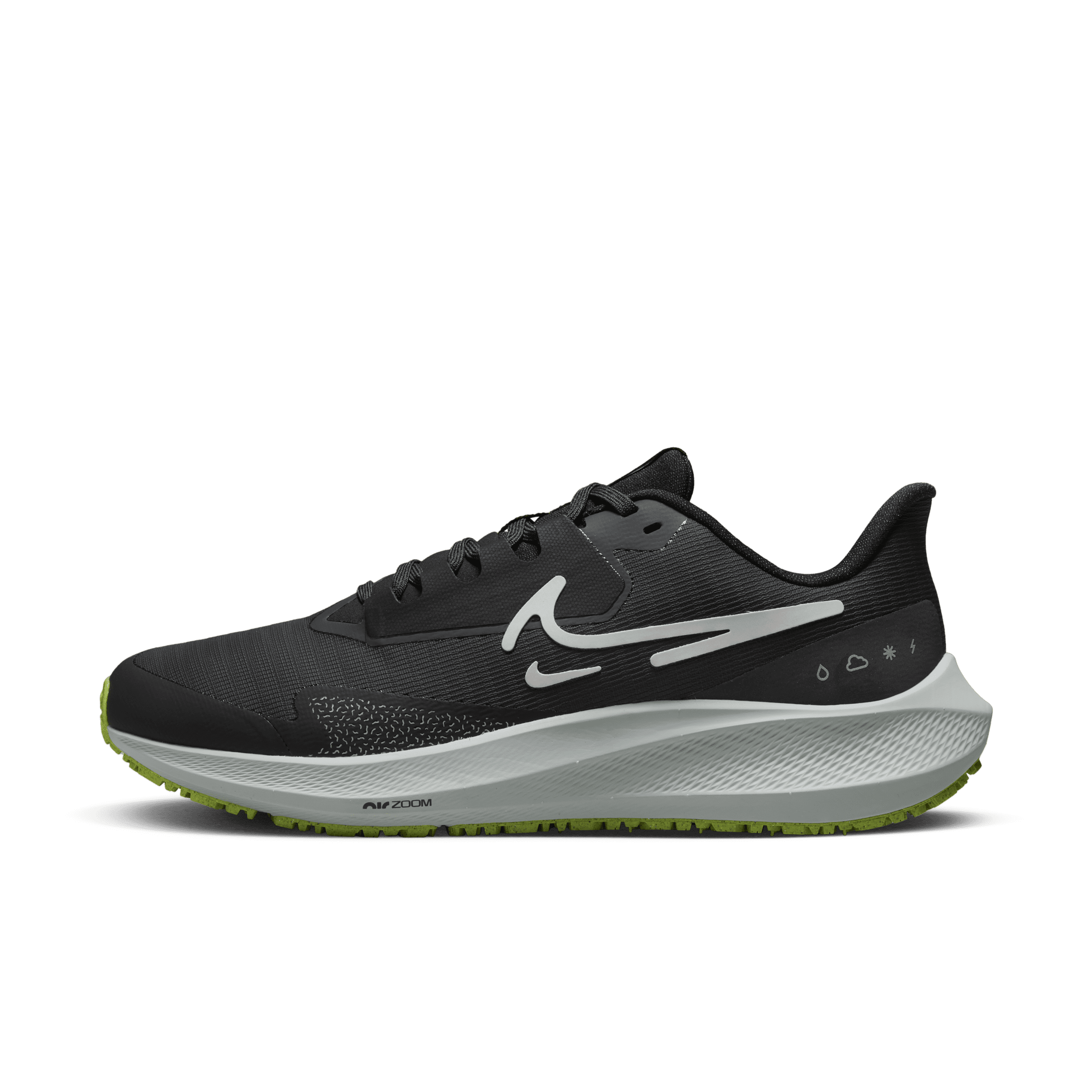 Nike Pegasus 39 Shield Weerbestendige hardloopschoenen voor dames (straat) - Zwart