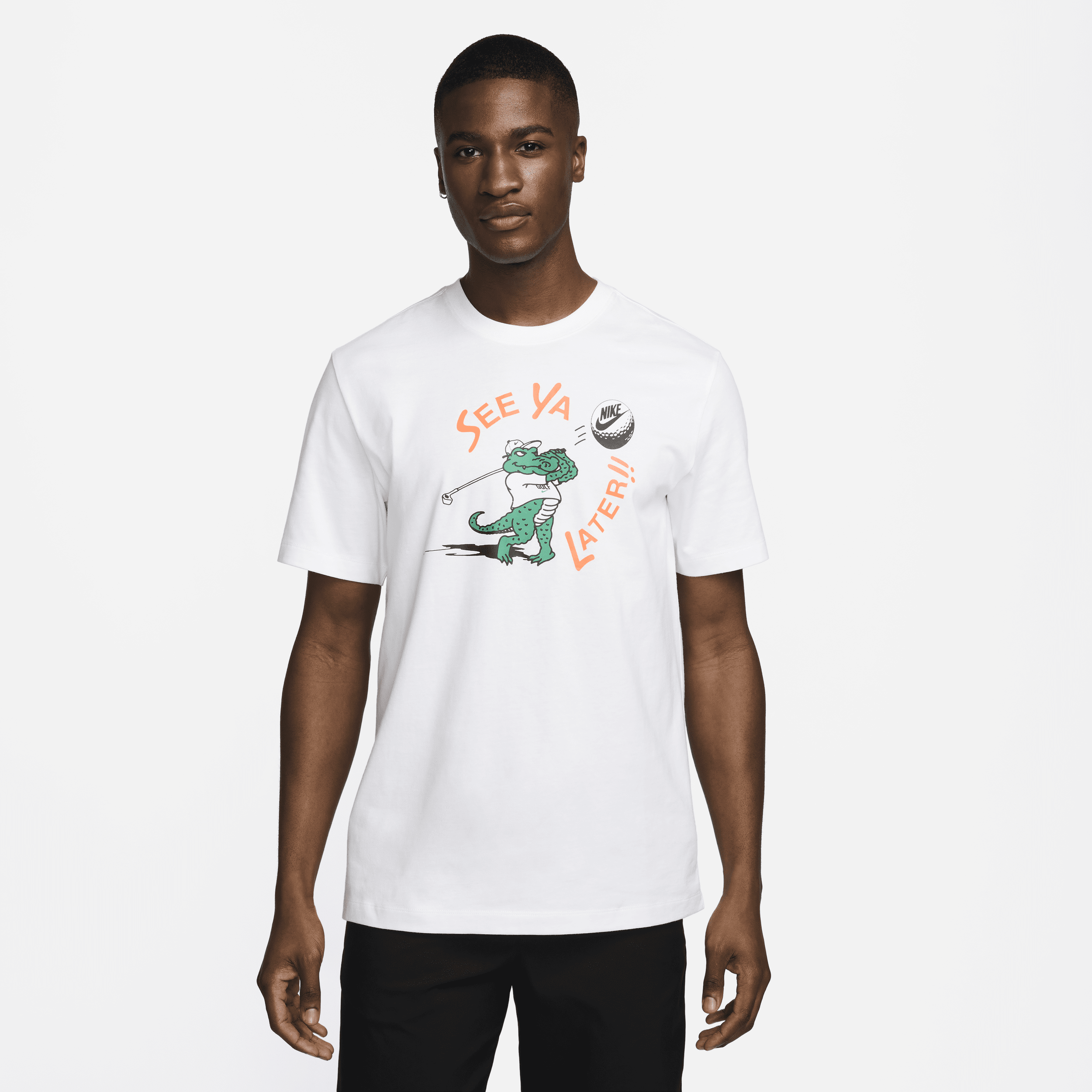 Nike golf-T-shirt til mænd - hvid