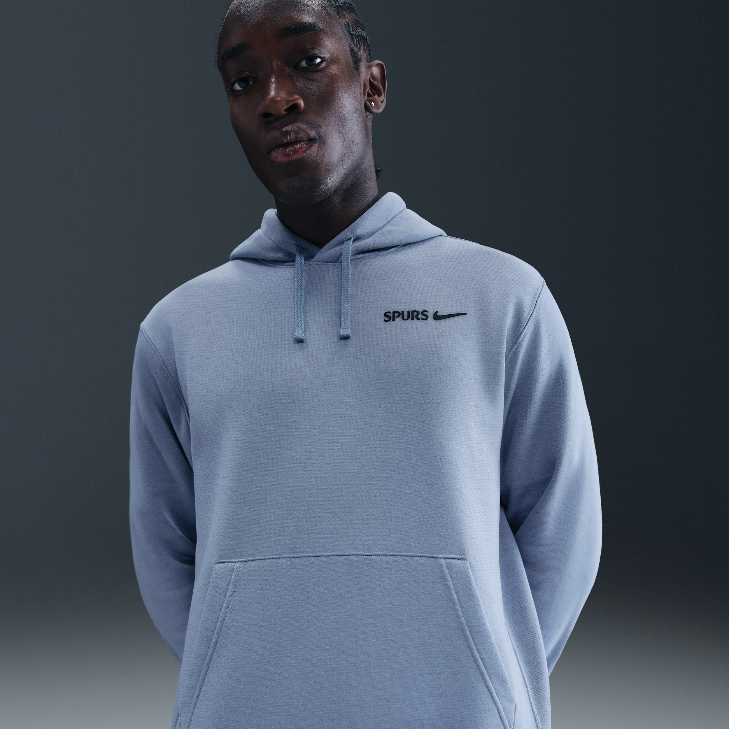 Felpa pullover da calcio in fleece con cappuccio Nike Tottenham Hotspur Club – Uomo - Blu