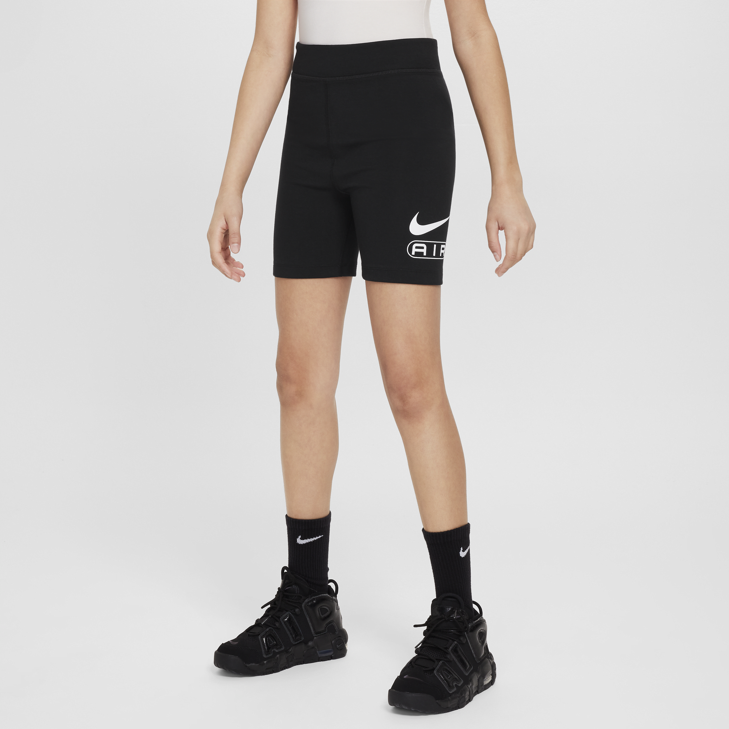 Shorts da ciclista Nike Air – Bambina/Ragazza - Nero
