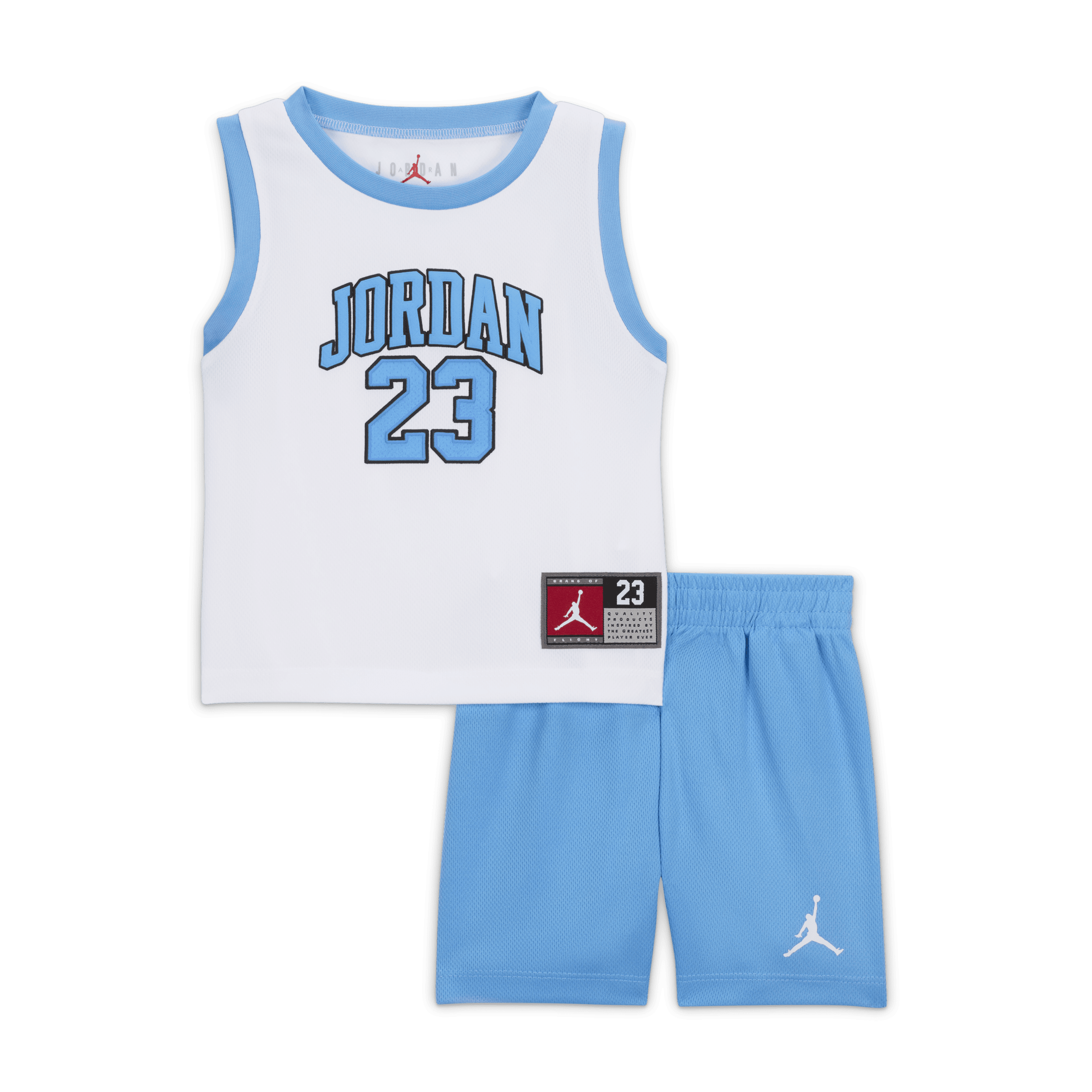 Jordan 23 Jersey Conjunto de camiseta de tres piezas - Bebé (12-24 M) - Azul