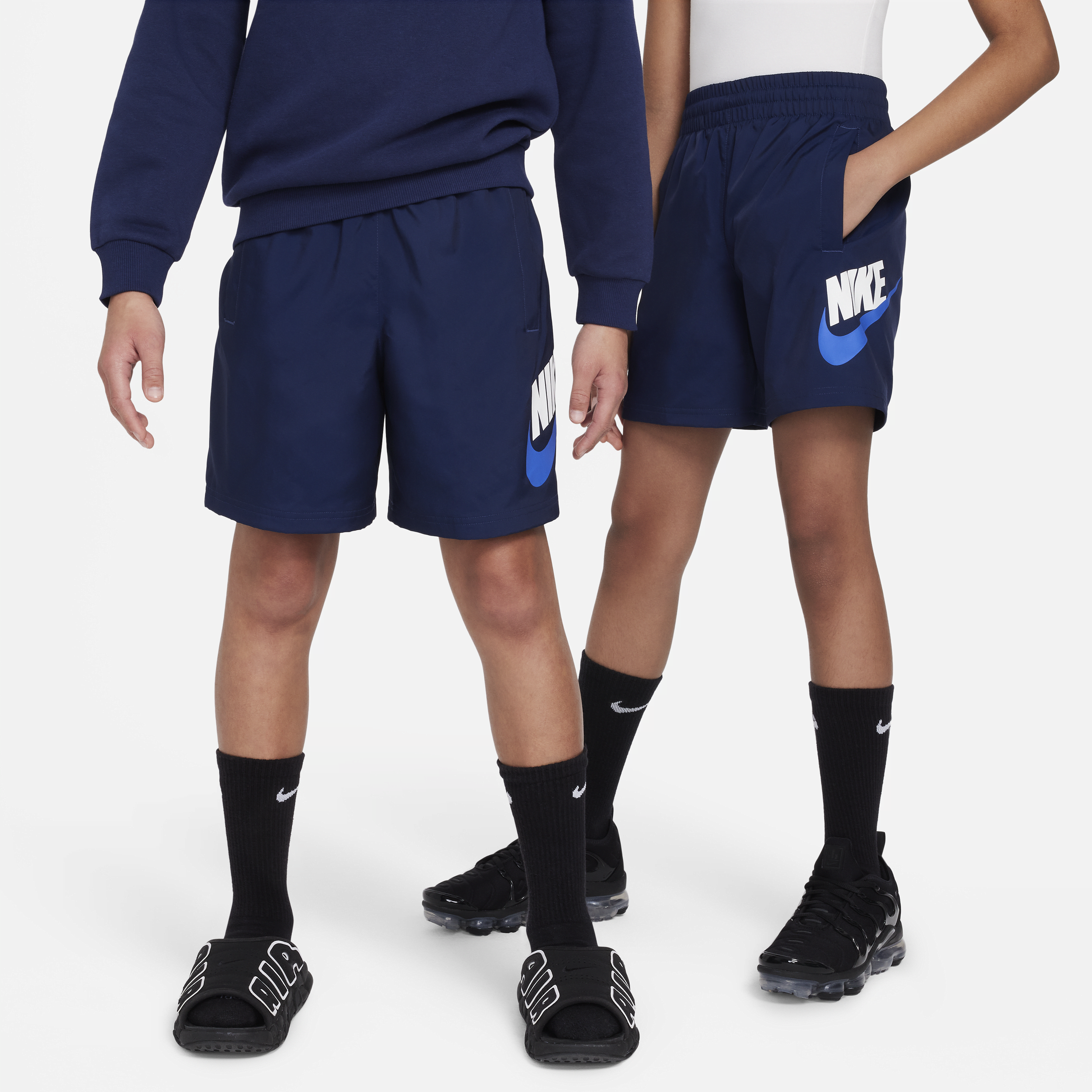 Shorts in tessuto Nike Sportswear – Ragazzi - Blu