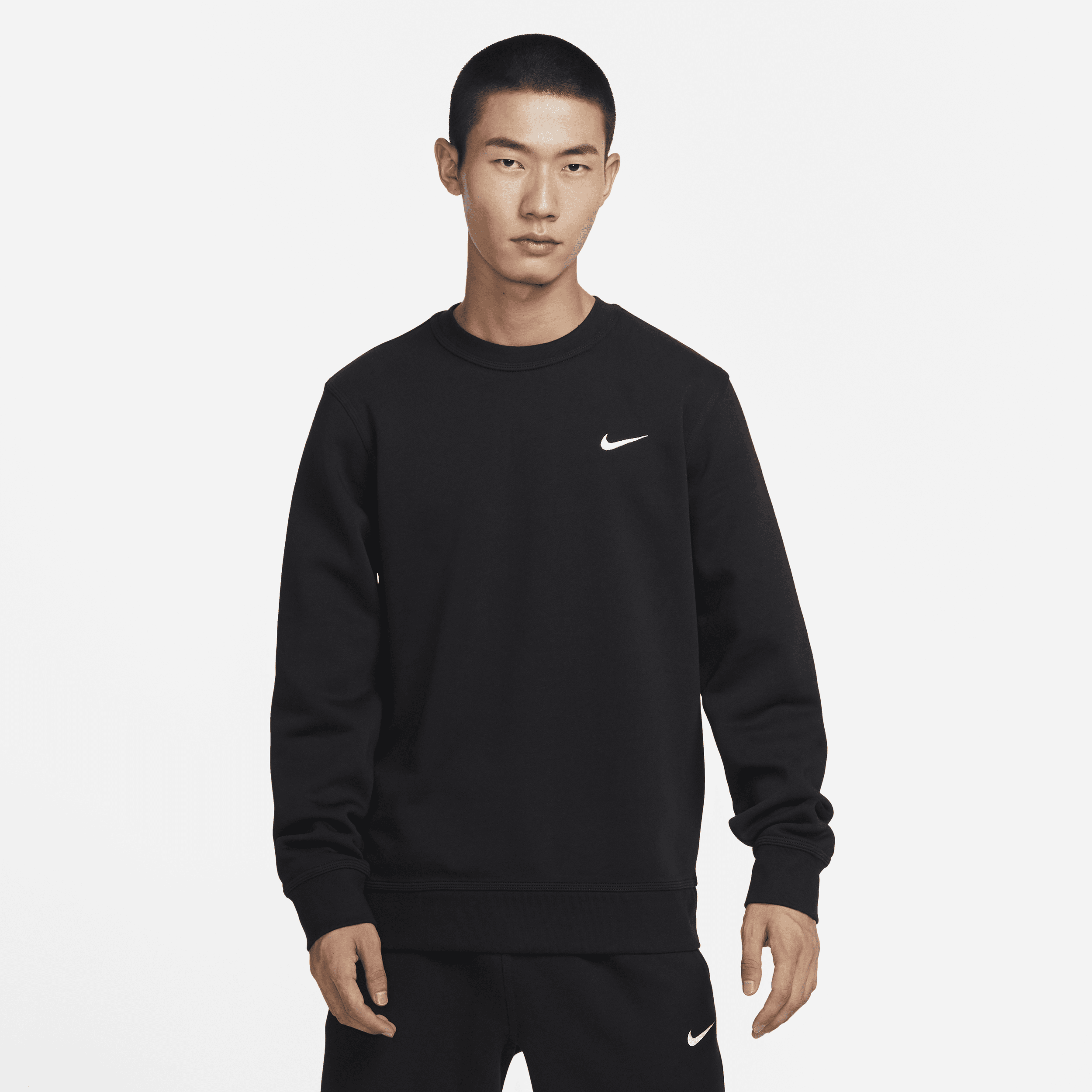 【ナイキ(NIKE)公式ストア】ナイキ クラブ フリース クルー 623459-010 ブラック 【ナイキ(NIKE)公式ストア】ナイキ クラブ フリース クルー 623459-010 ブラック