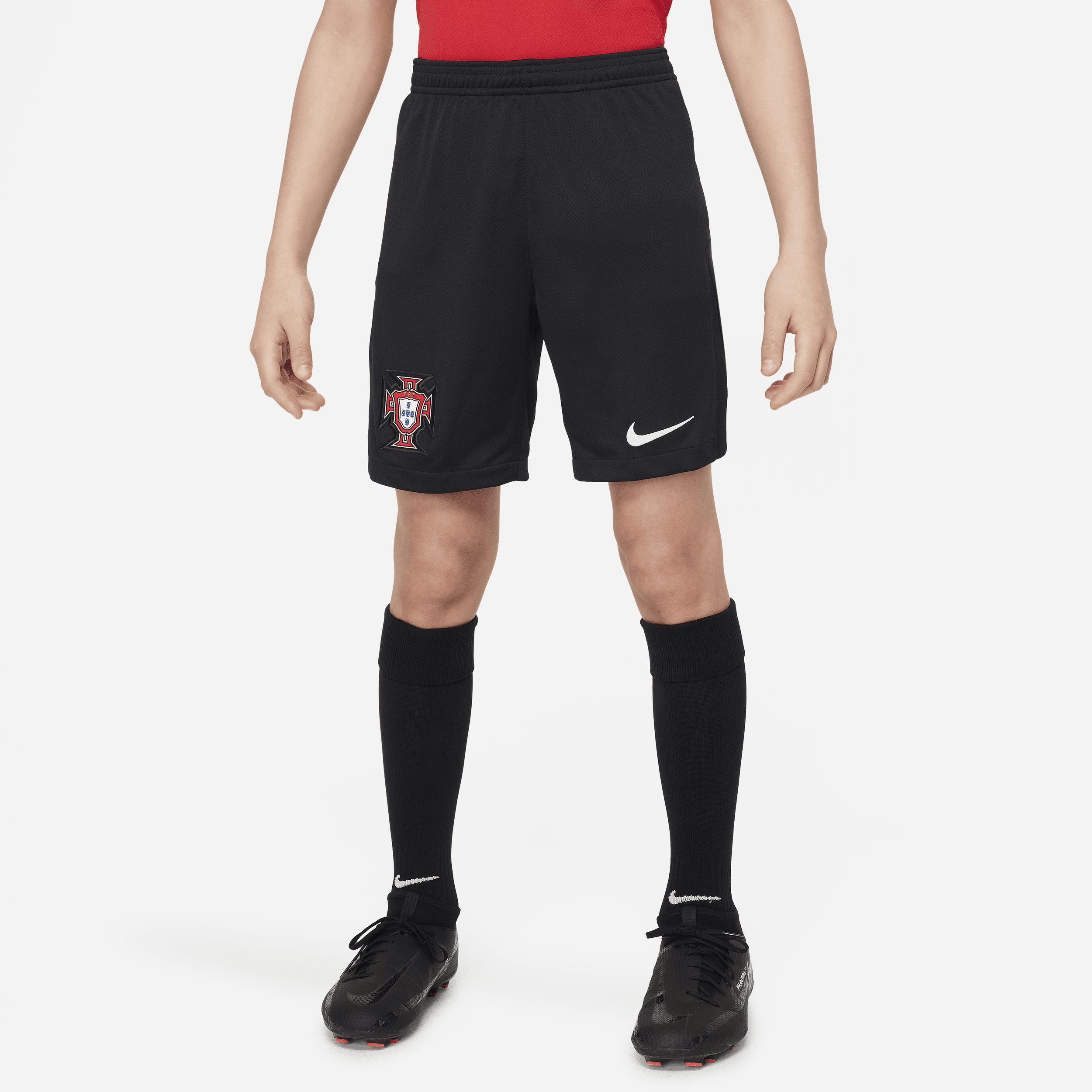 Shorts da calcio replica Nike Dri-FIT Portogallo 2024 Stadium per ragazzo/a – Away - Blu