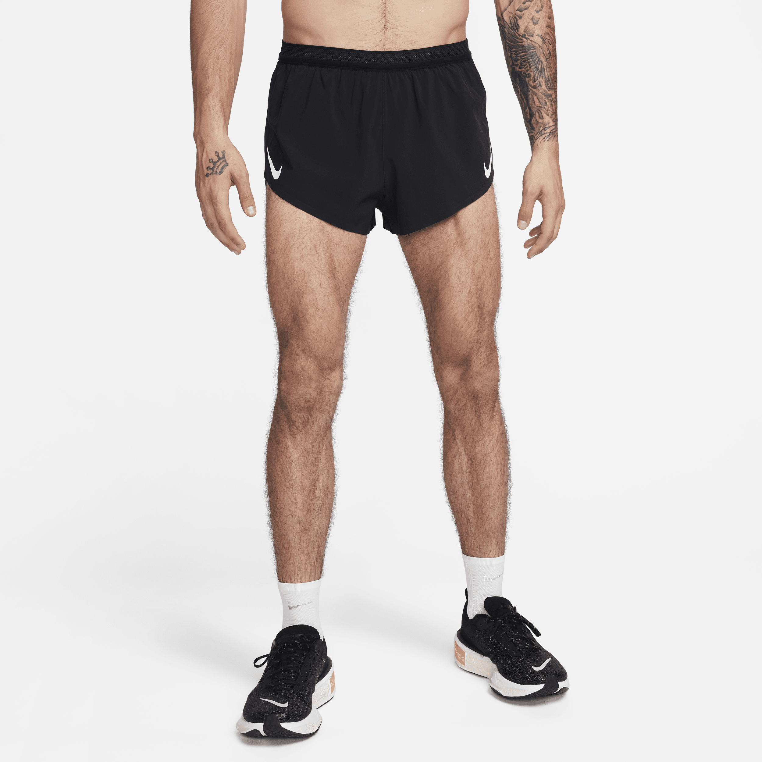 Nike AeroSwift Dri-FIT ADV hardloopshorts met binnenbroek voor heren (5 cm) - Zwart