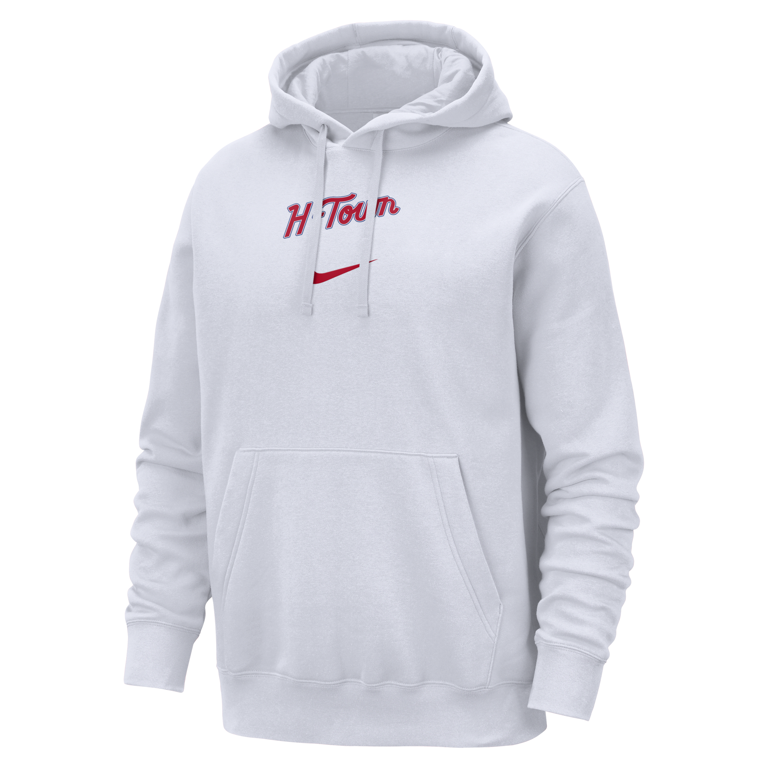 Houston Rockets Club Fleece City Edition Nike NBA-hoodie voor heren - Wit