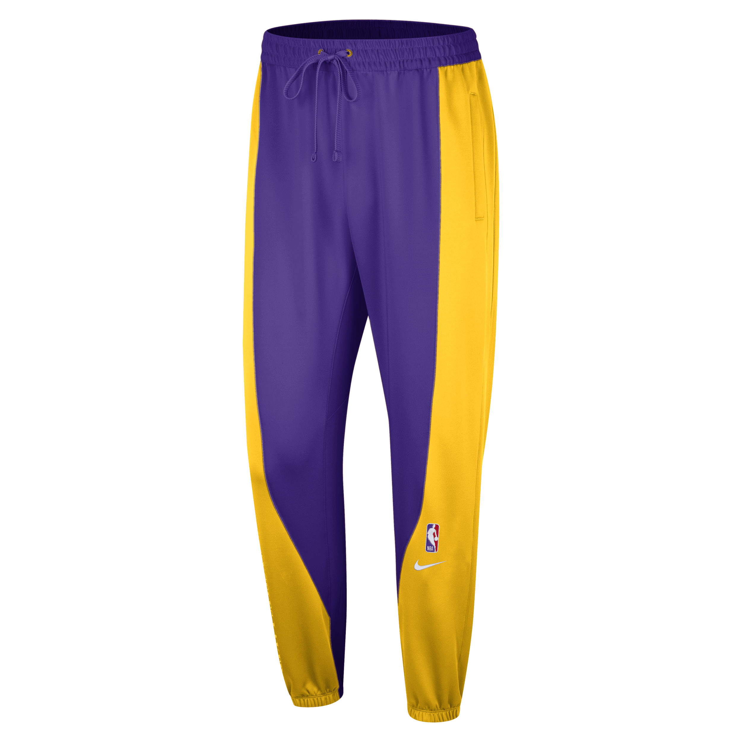 Los Angeles Lakers Showtime Nike Dri-FIT NBA-bukser til mænd - gul