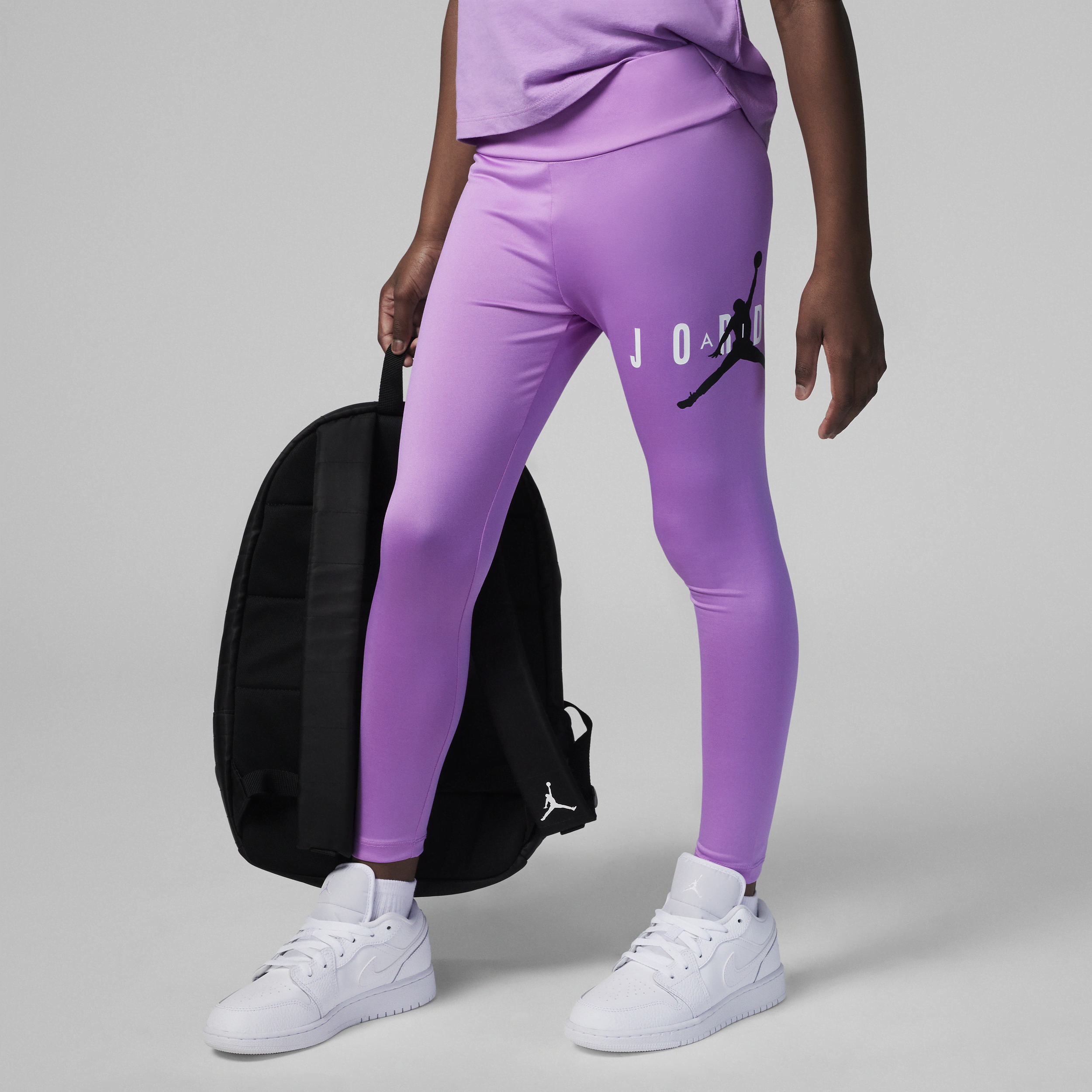 Nike Bæredygtige Jordan Jumpman-leggings til større børn - lilla