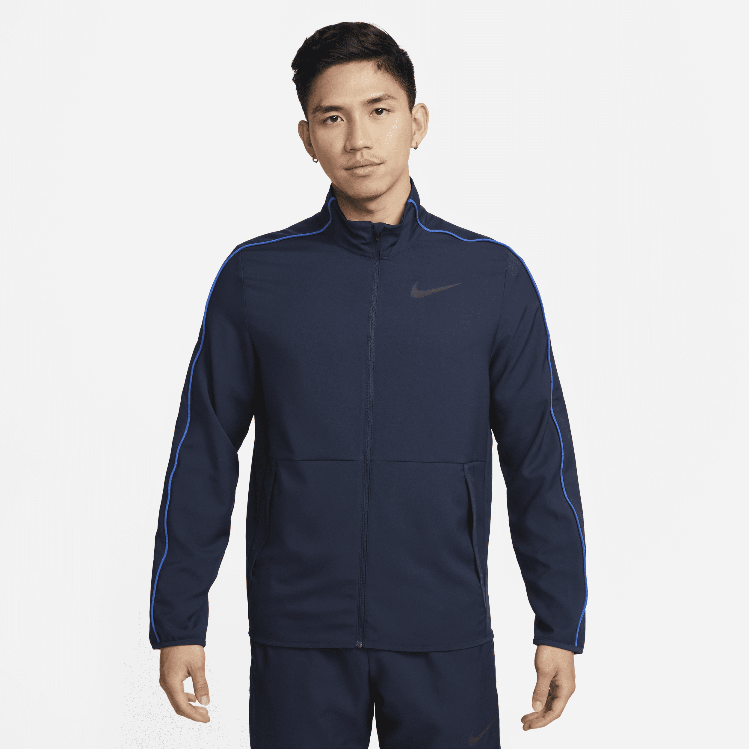 【ナイキ(NIKE)公式ストア】ナイキ Dri-FIT メンズ ウーブン トレーニングジャケット DM6620-451 ブルー 【ナイキ(NIKE)公式ストア】ナイキ Dri-FIT メンズ ウーブン トレーニングジャケット DM6620-451 ブルー