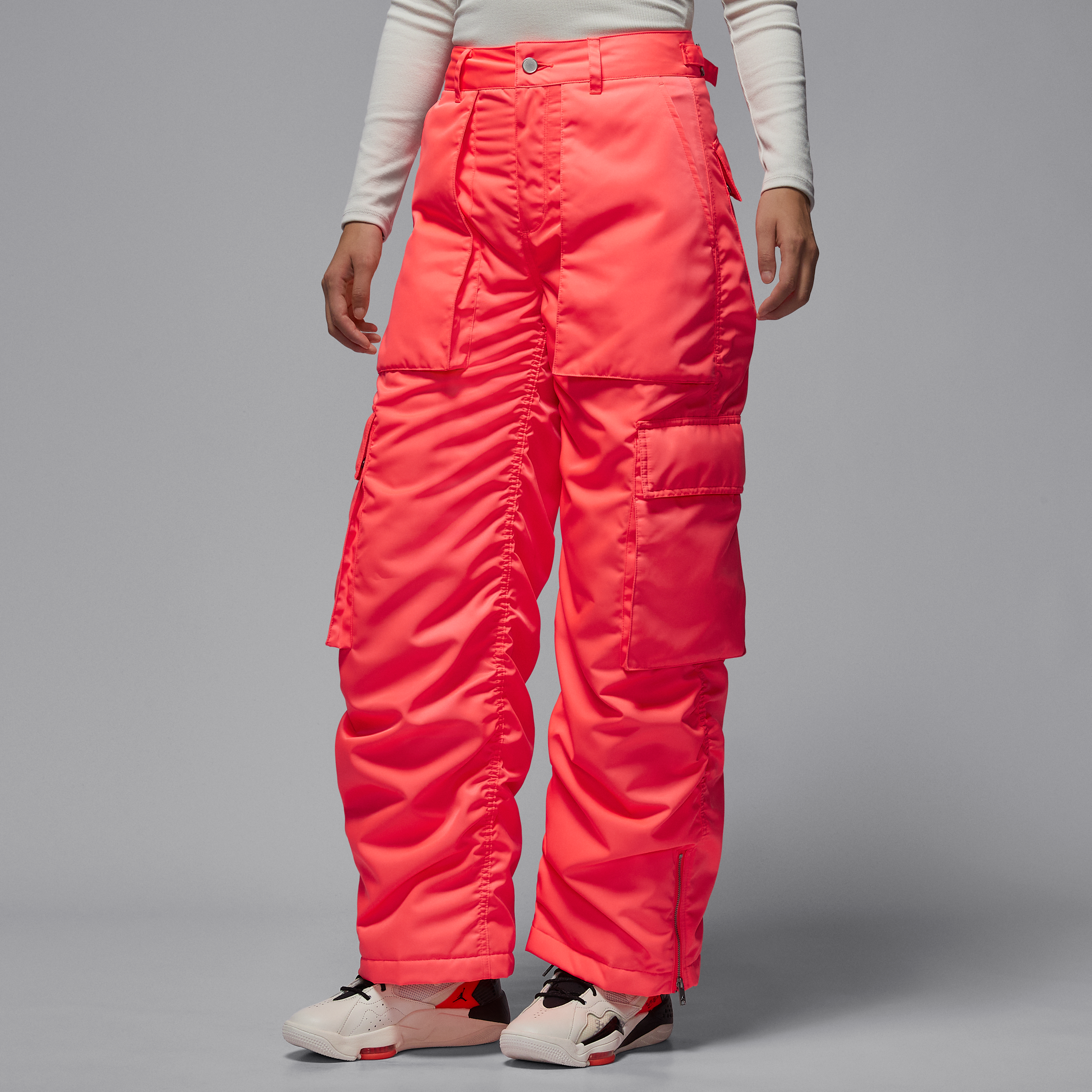 【ナイキ（NIKE）公式ストア】ジョーダン フライト ウィメンズ マウンテンサイド パンツ HV0343-804 ピンク